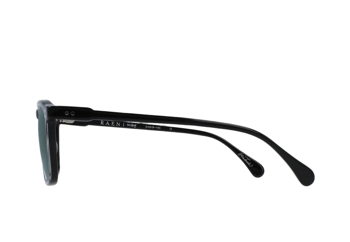 Raen Wiley Recycled Black & Green Polarized Men's Square Sunglasses 