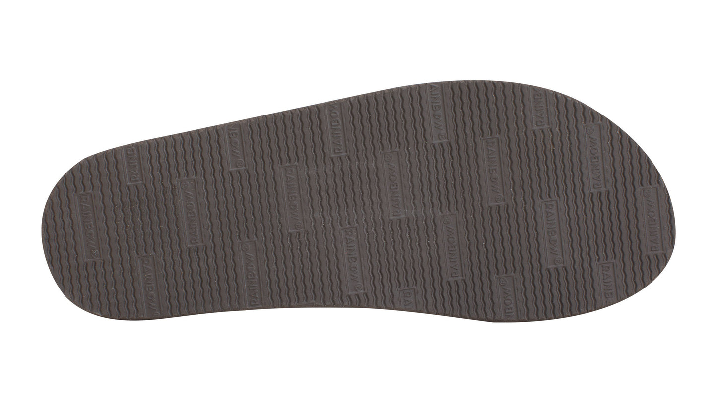 Rainbow Double Layer Wide Strap Men's Sandals 