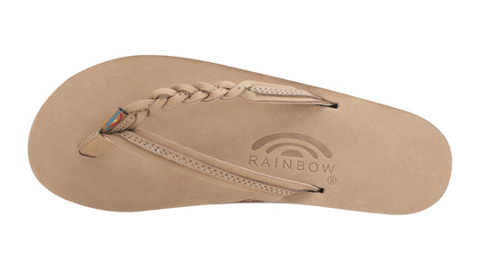 Rainbow Flirty Braidy Single Layer Sandals