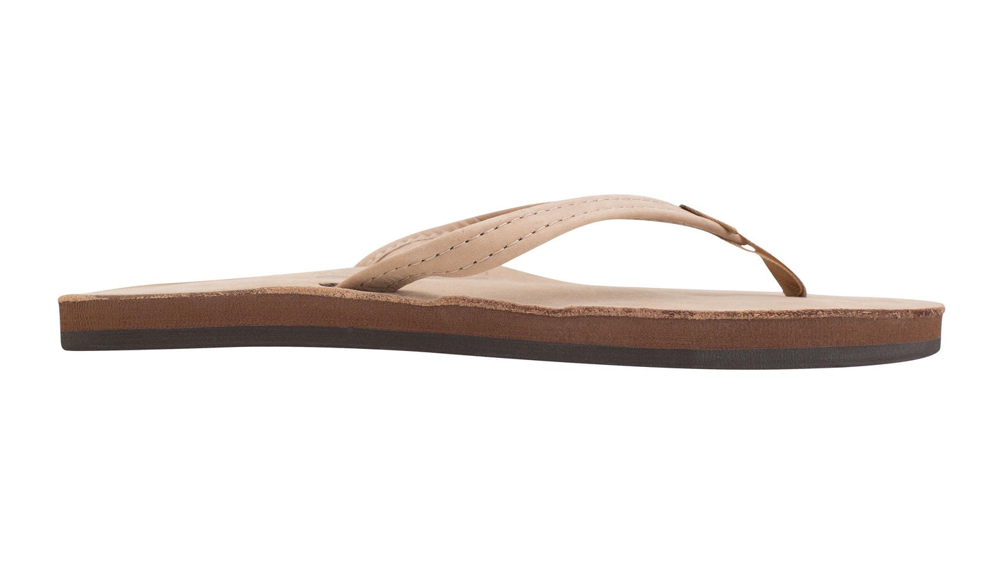Rainbow Single Layer Narrow Strap Women's Sandals  - Sierra