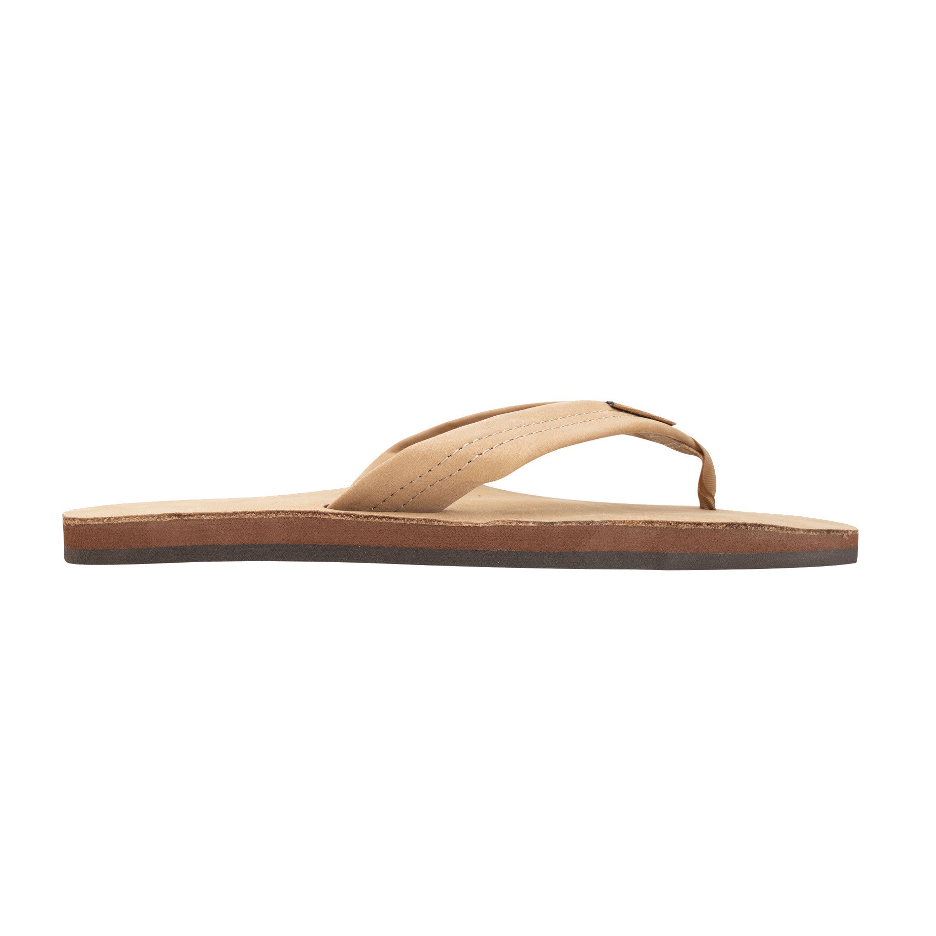 Rainbow Single Layer Premier Leather 1" Strap Men's Sandals  - Sierra