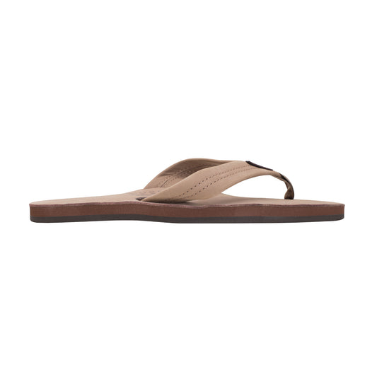 Rainbow Single Layer Premier Leather 1" Strap Men's Sandals 