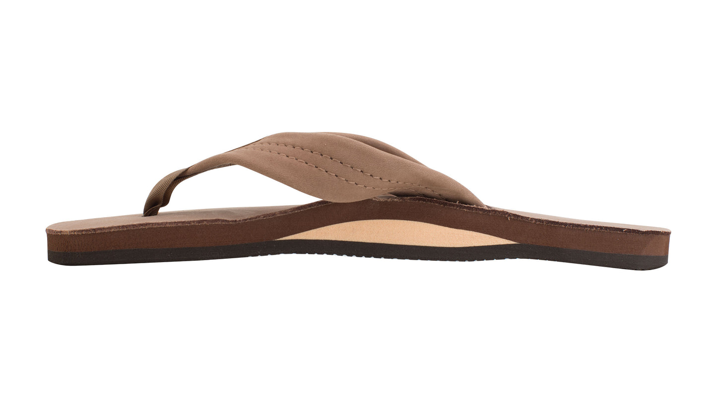 Rainbow Single Layer Wide Strap Women's Sandals 