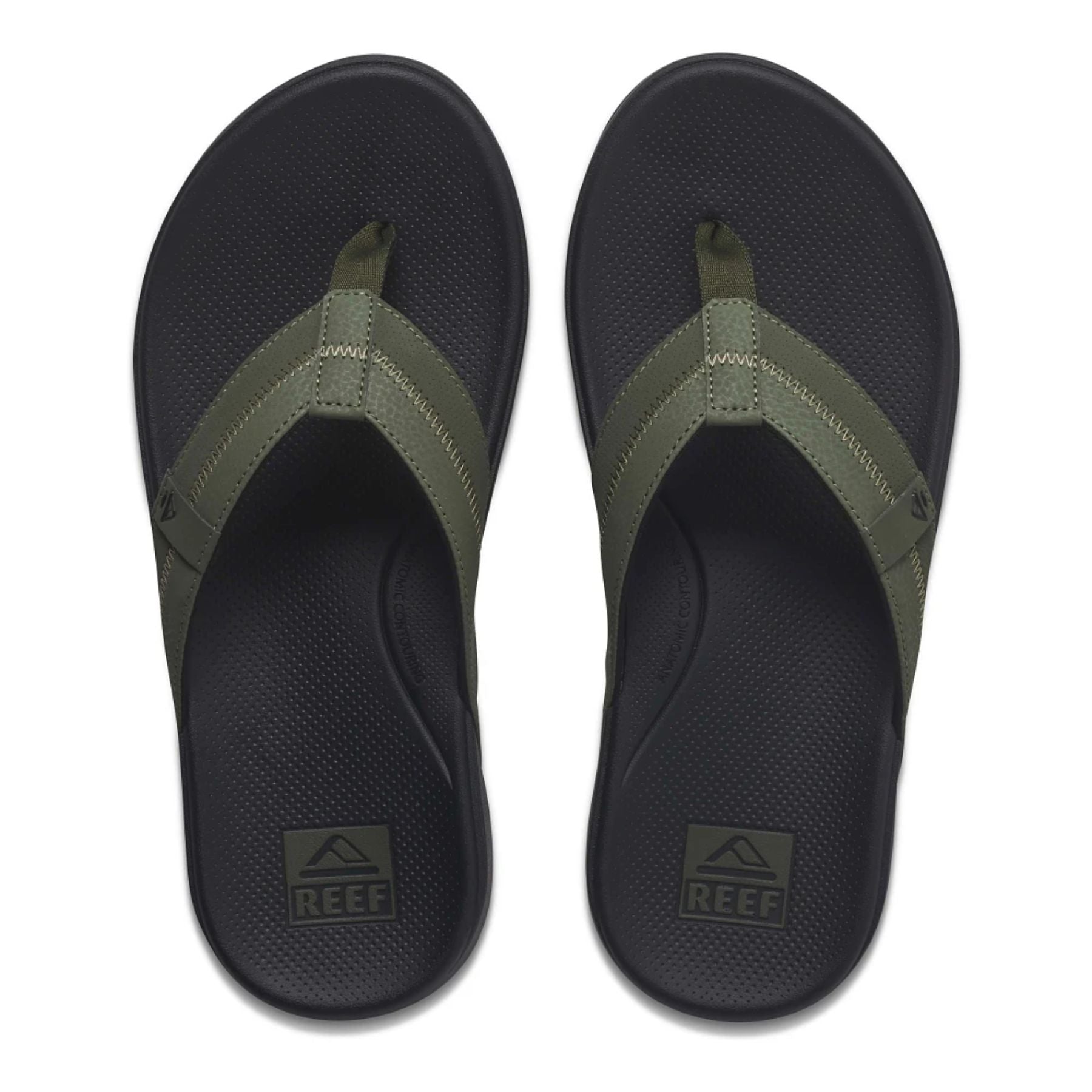 Reef Cushion Phantom 2.0 Olive & Black Men's Sandals - Olive