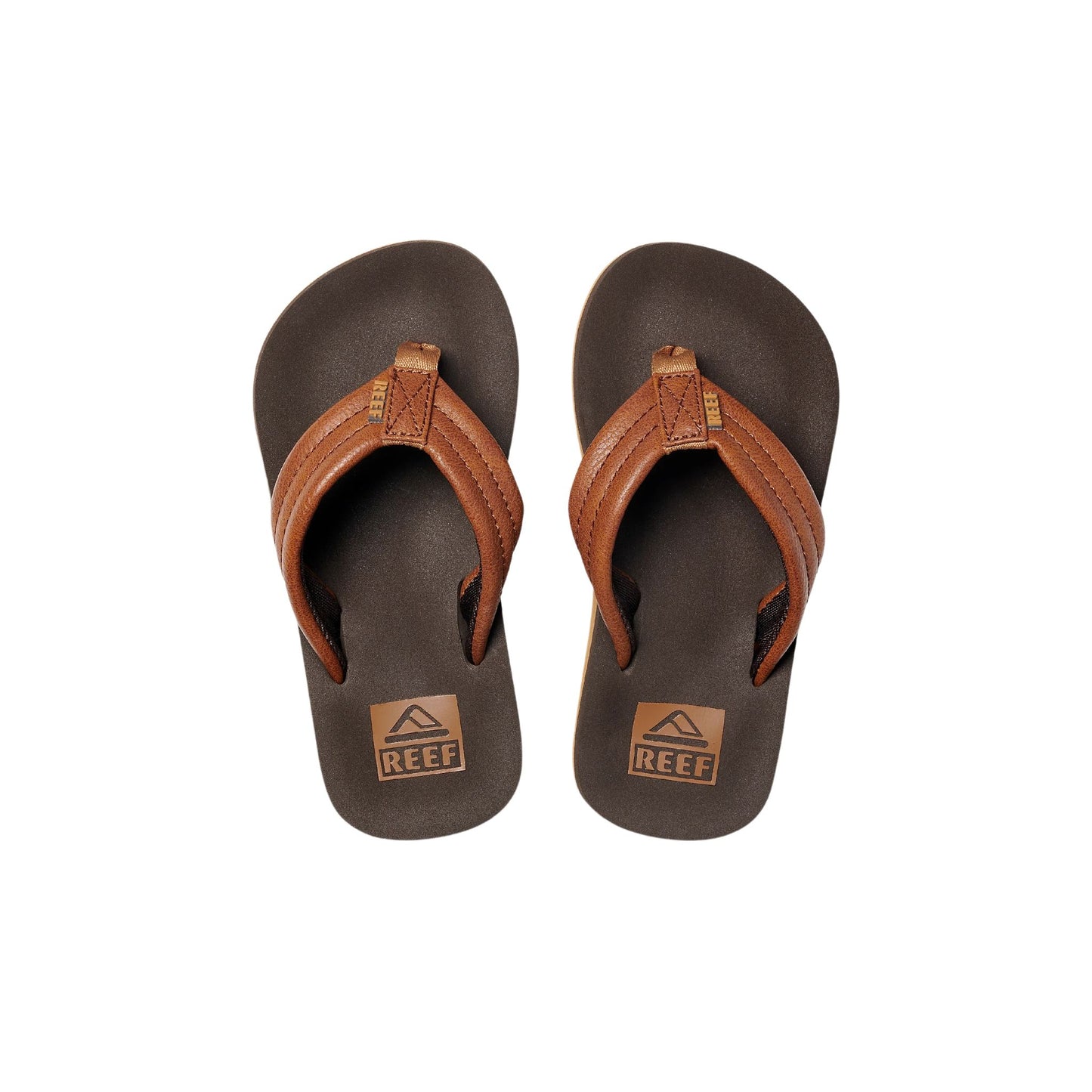 Reef Kids Ahi Brown Sandals 