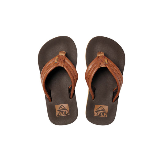 Reef Kids Ahi Brown Sandals 