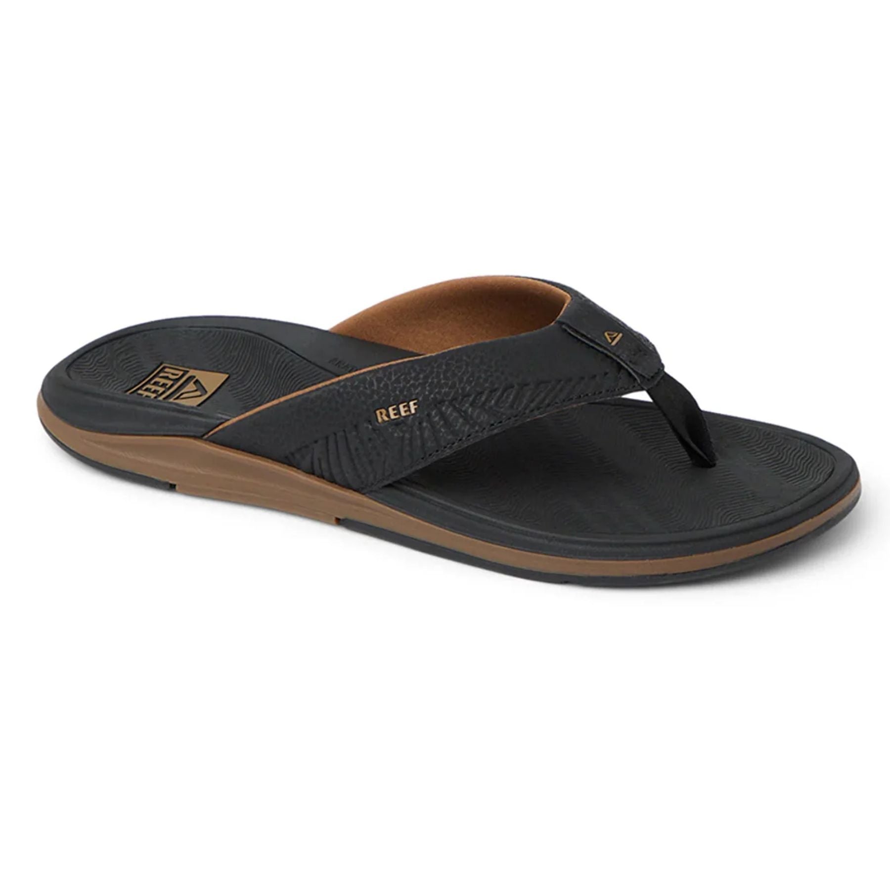 Reef Offshore Black & Gum Men's Sandals