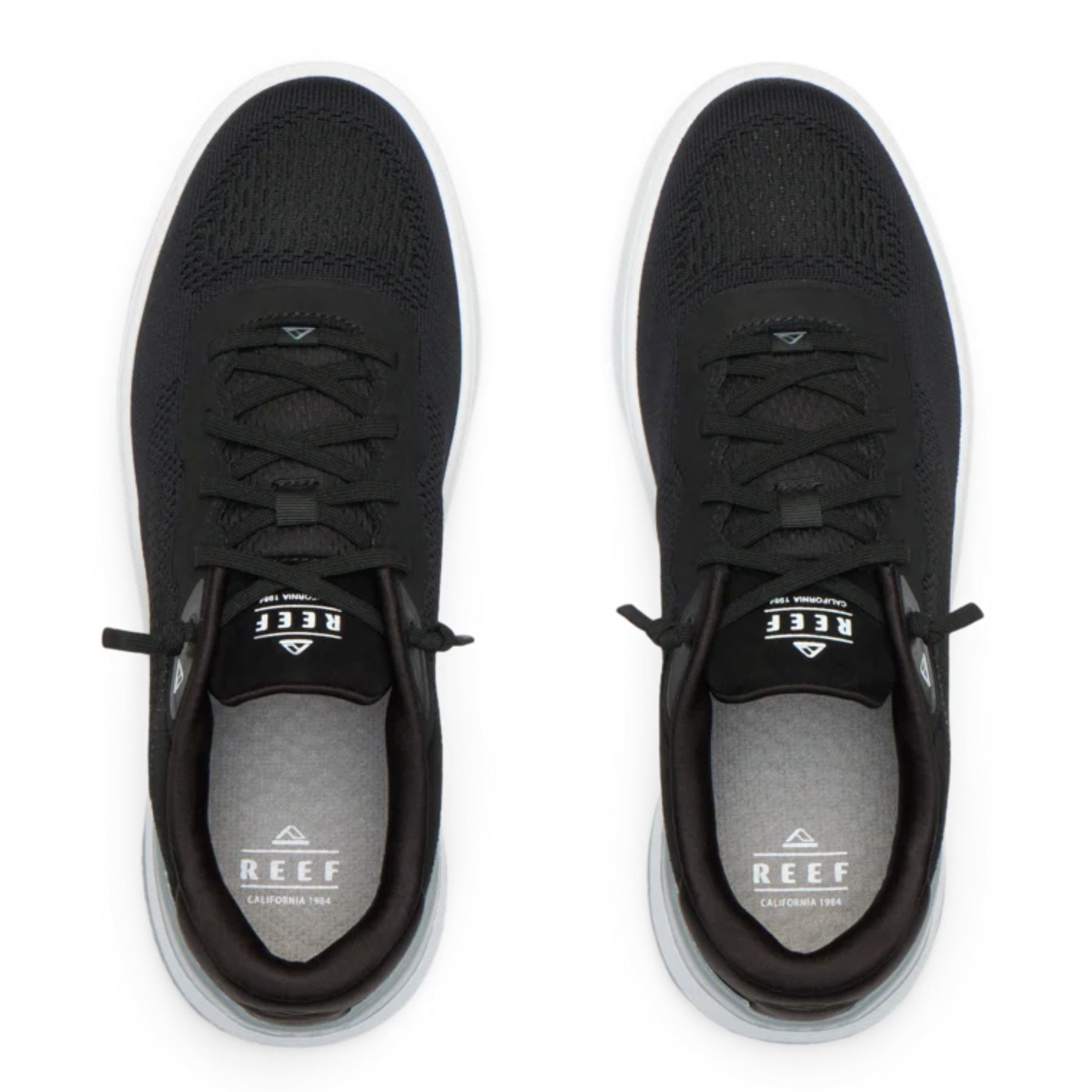 Reef Shoreline Del Mar Black & White Men's Sneakers