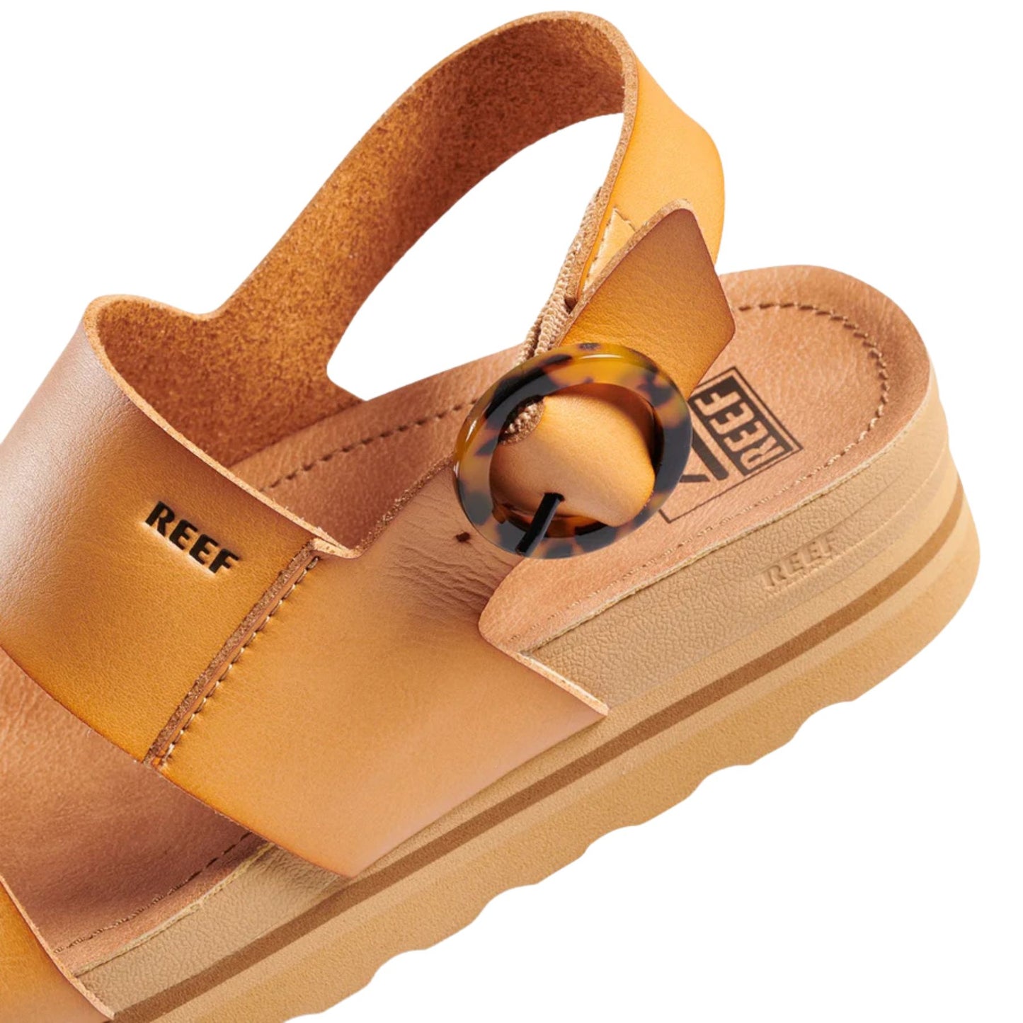 Reef Vista Hi Buckle Natural Women's Sandals - Natural