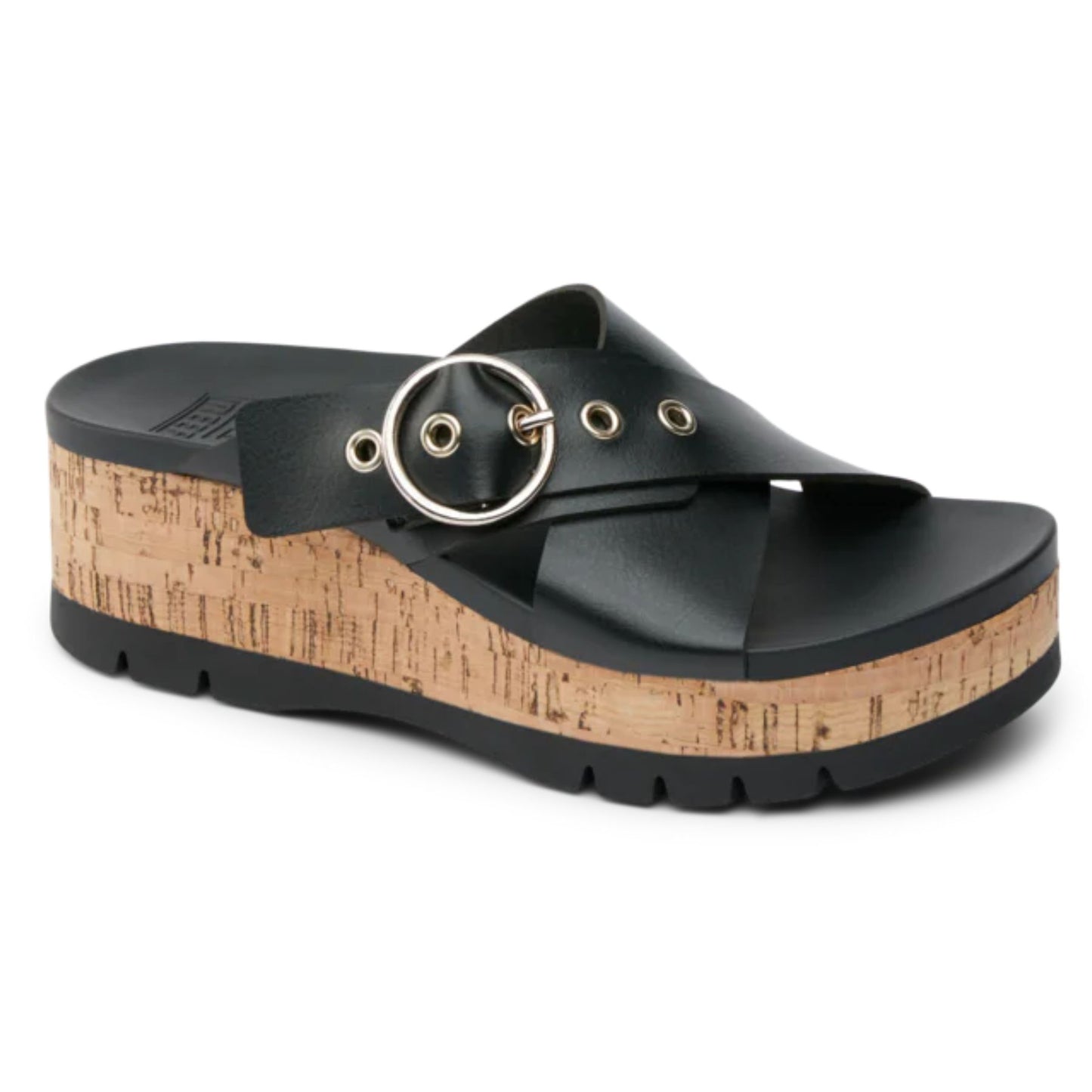 Reef Vista Higher Gia Cork/Buckle Black Cork Women's Sandal