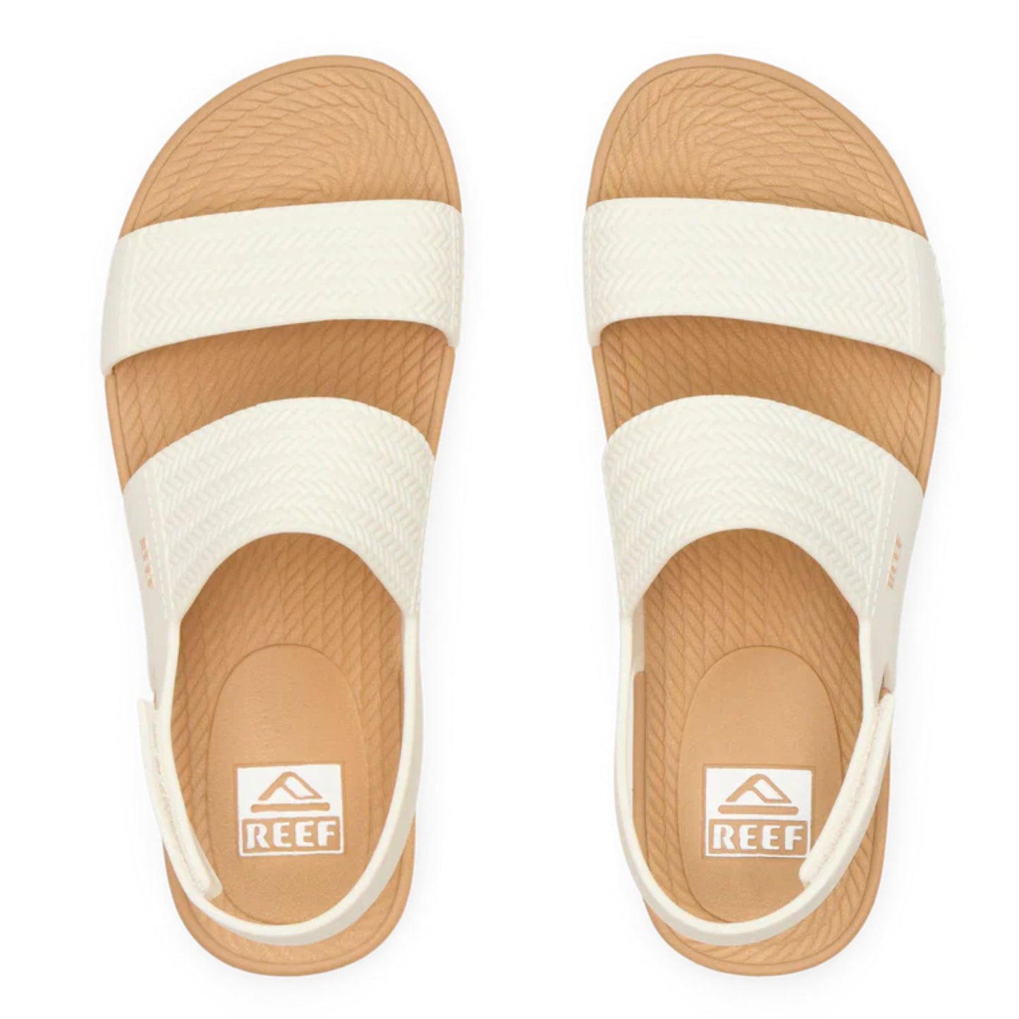 Reef Water Vista White & Tan Women's Sandals