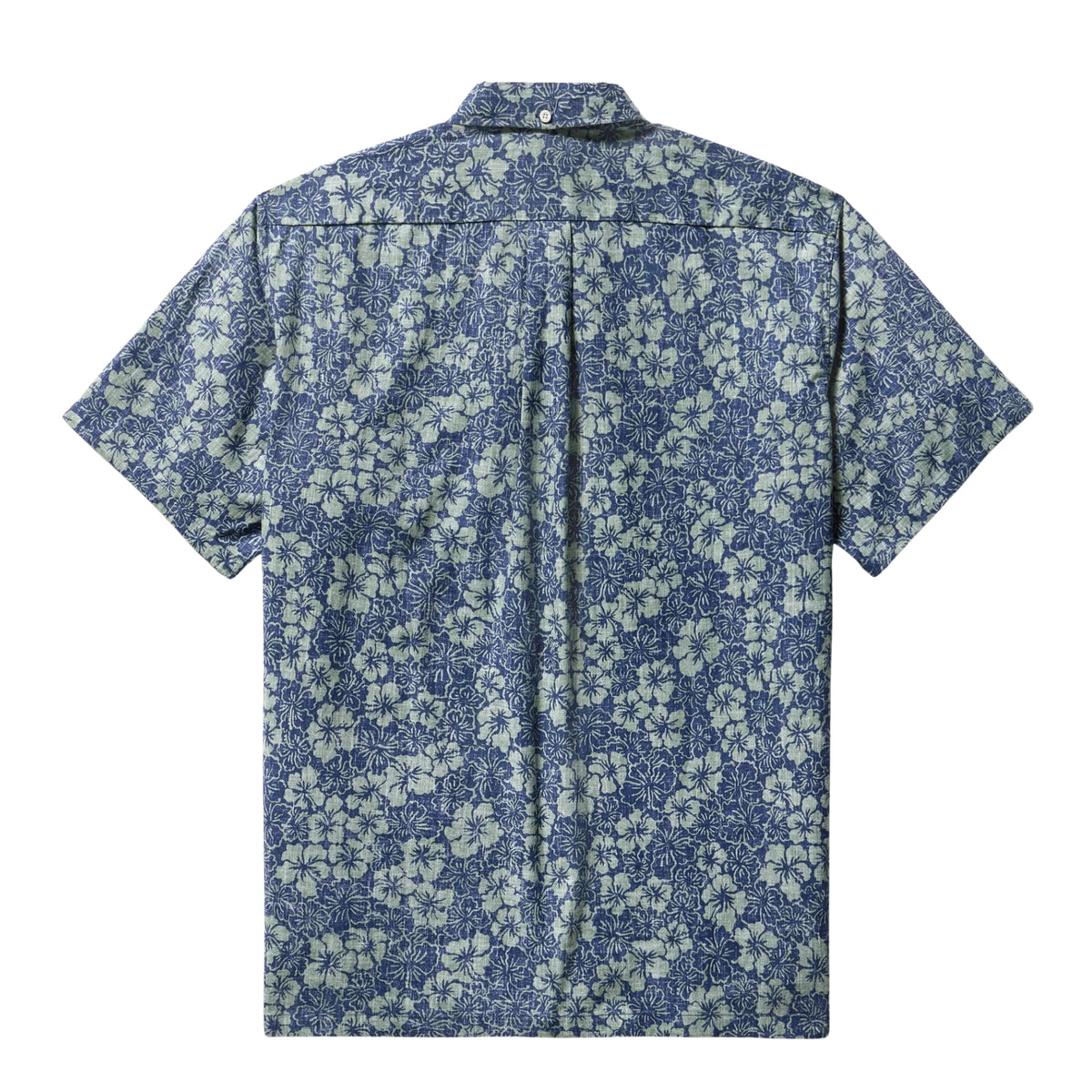 Reyn Spooner Biscus Bounty Button Down Shirt - Blue