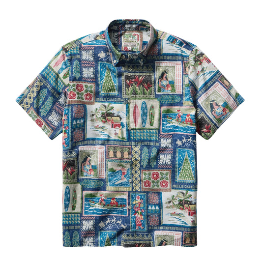 Reyn Spooner Hawaiian Christmas 2026 Button Down Shirt