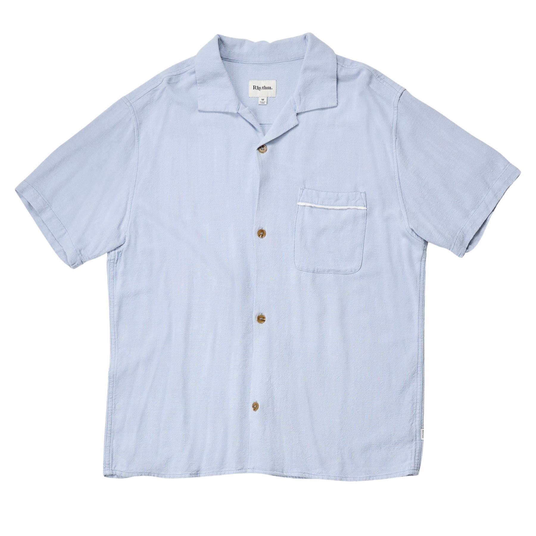 Rhythm Daytona Ss Shirt - Sky