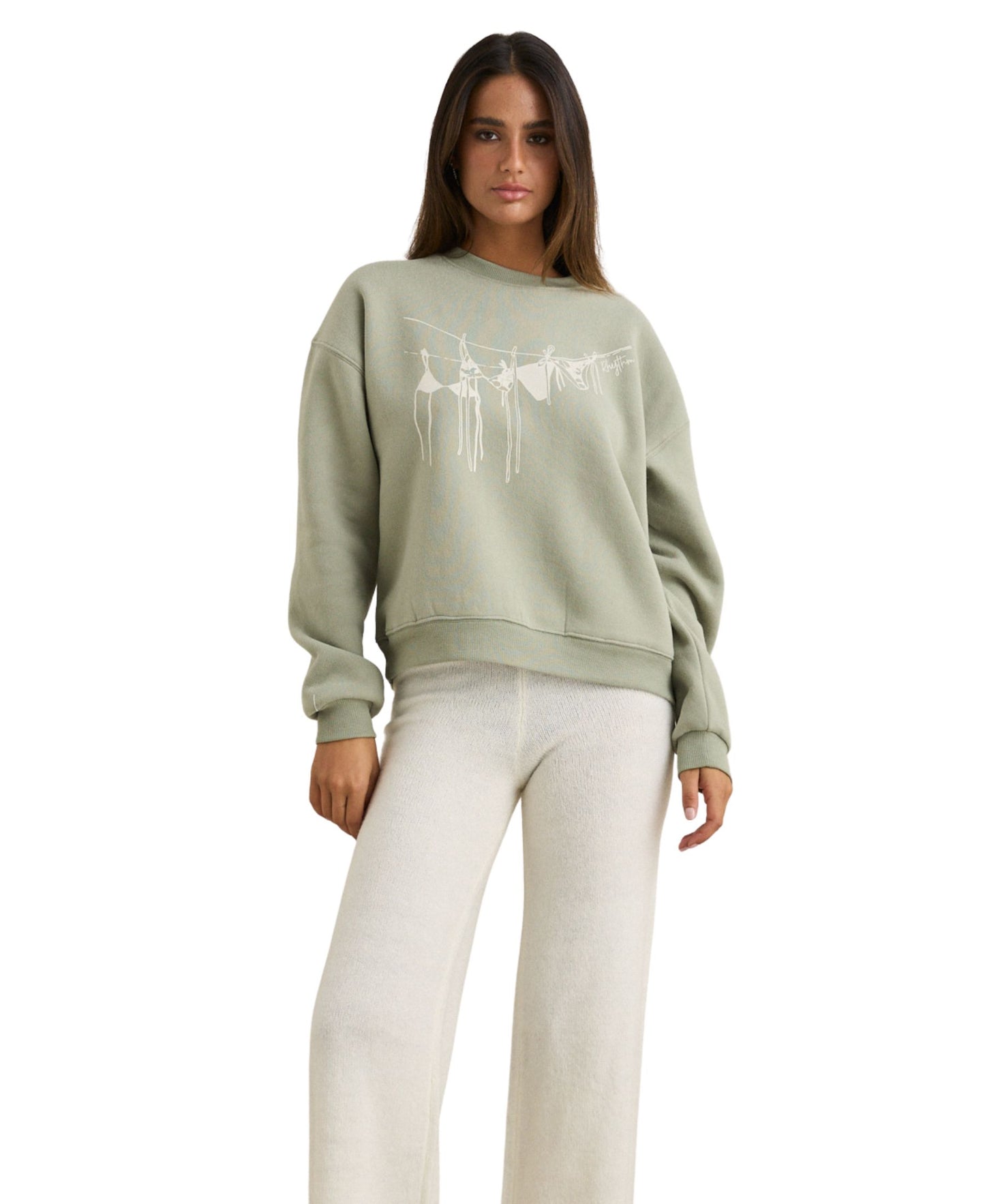 Rhythm Melia Crew Neck Fleece