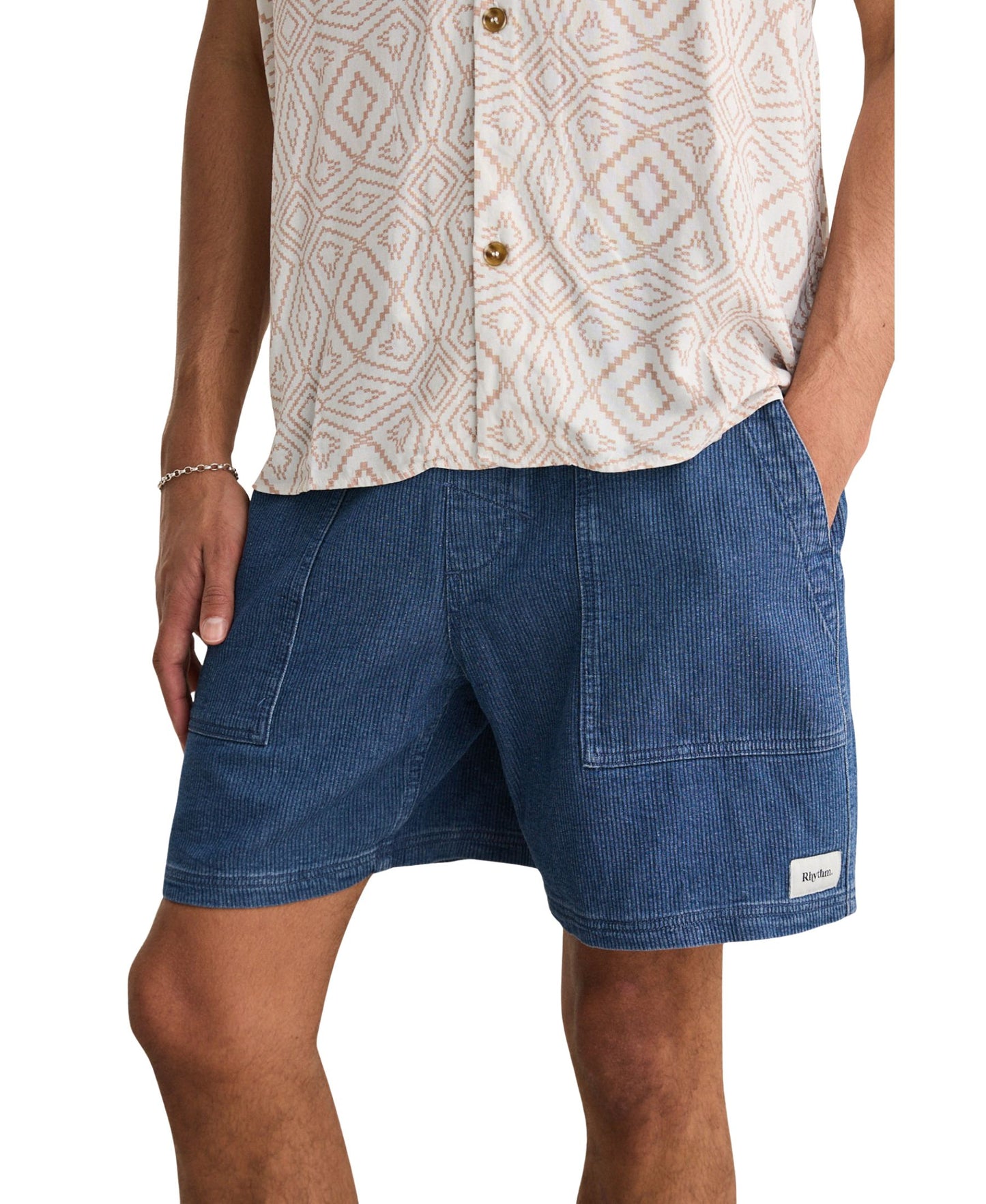 Rhythm Textured Wale Jam - Indigo