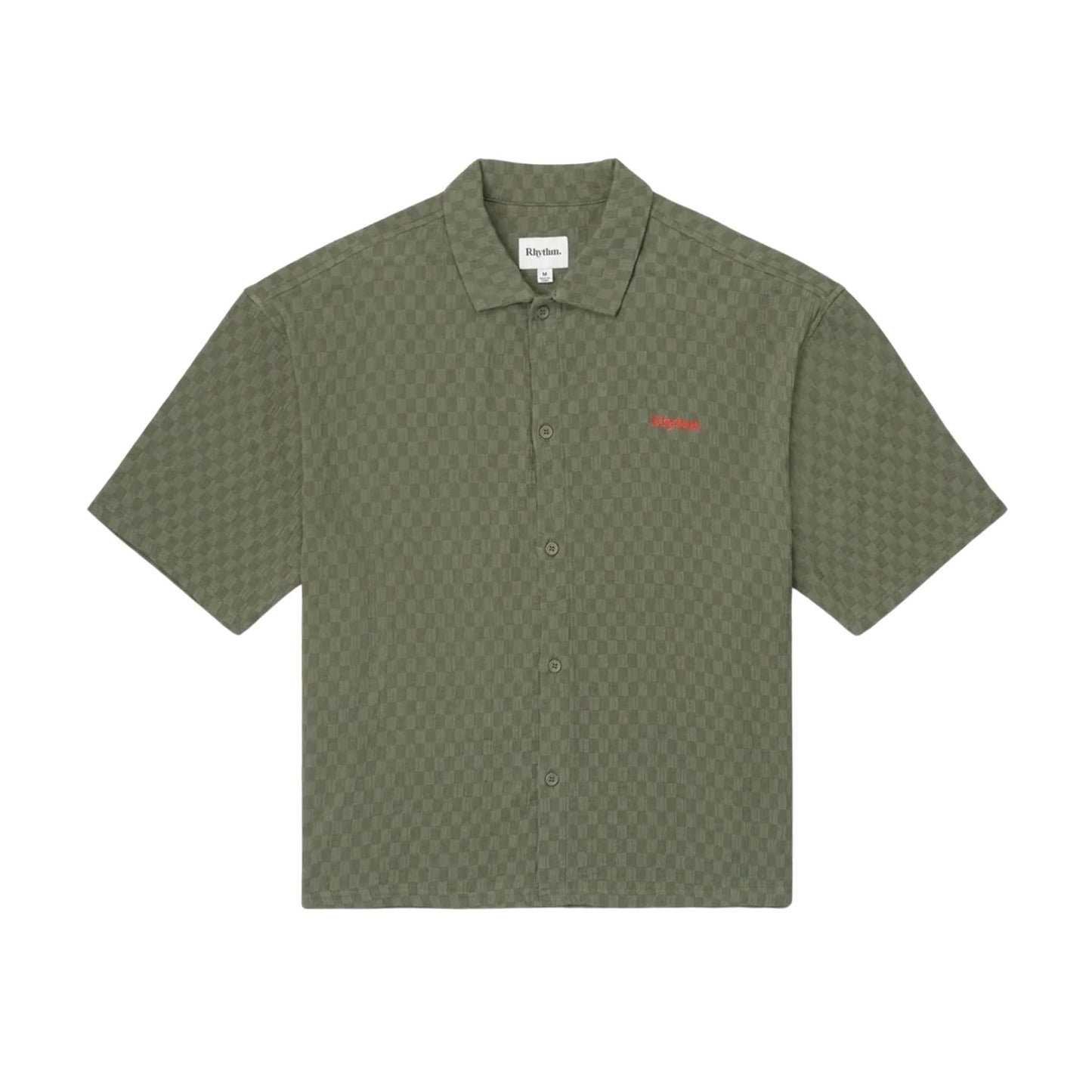 Rhythm Wash Check Relaxed Shirt - GRN