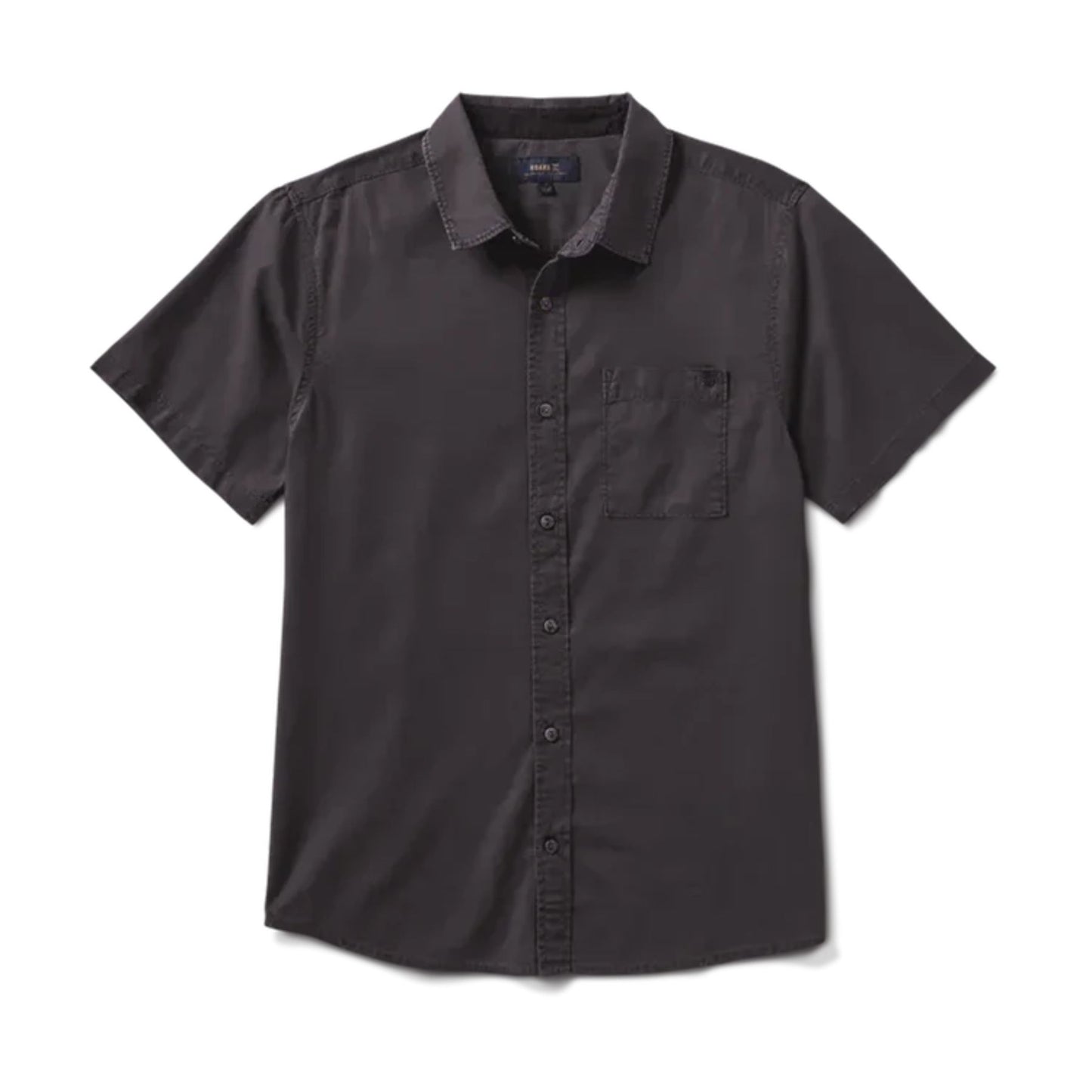 Roark Made To Fade Button Up Shirt  - Washed Charcoal