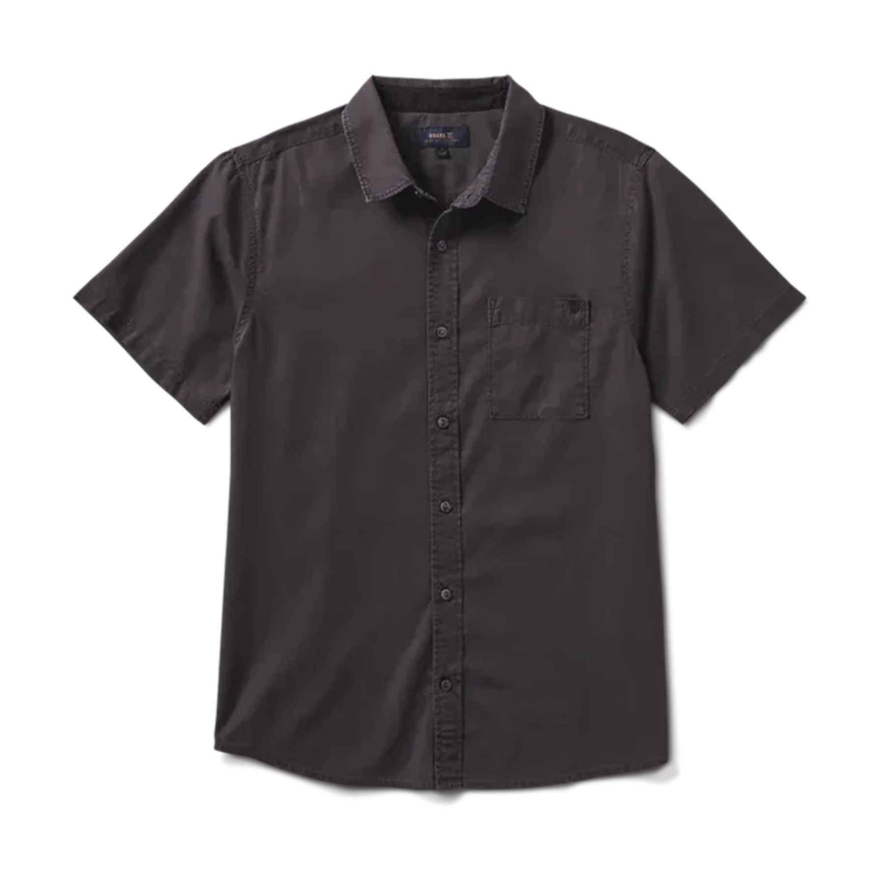 Roark Made To Fade Button Up Shirt  - Washed Charcoal