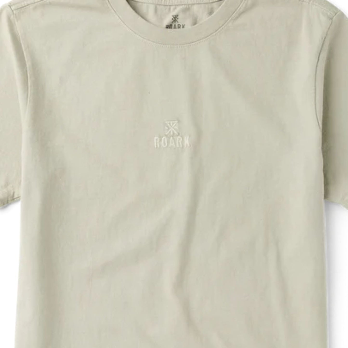 Roark Safecamp Embroidery Premium Tee - Fossil