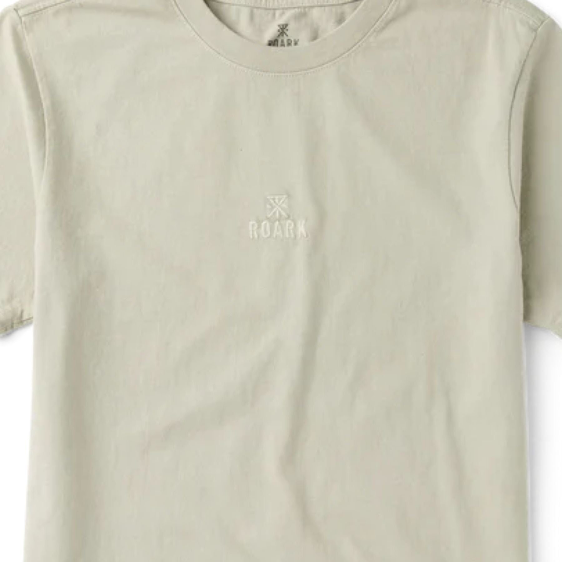 Roark Safecamp Embroidery Premium Tee - Fossil