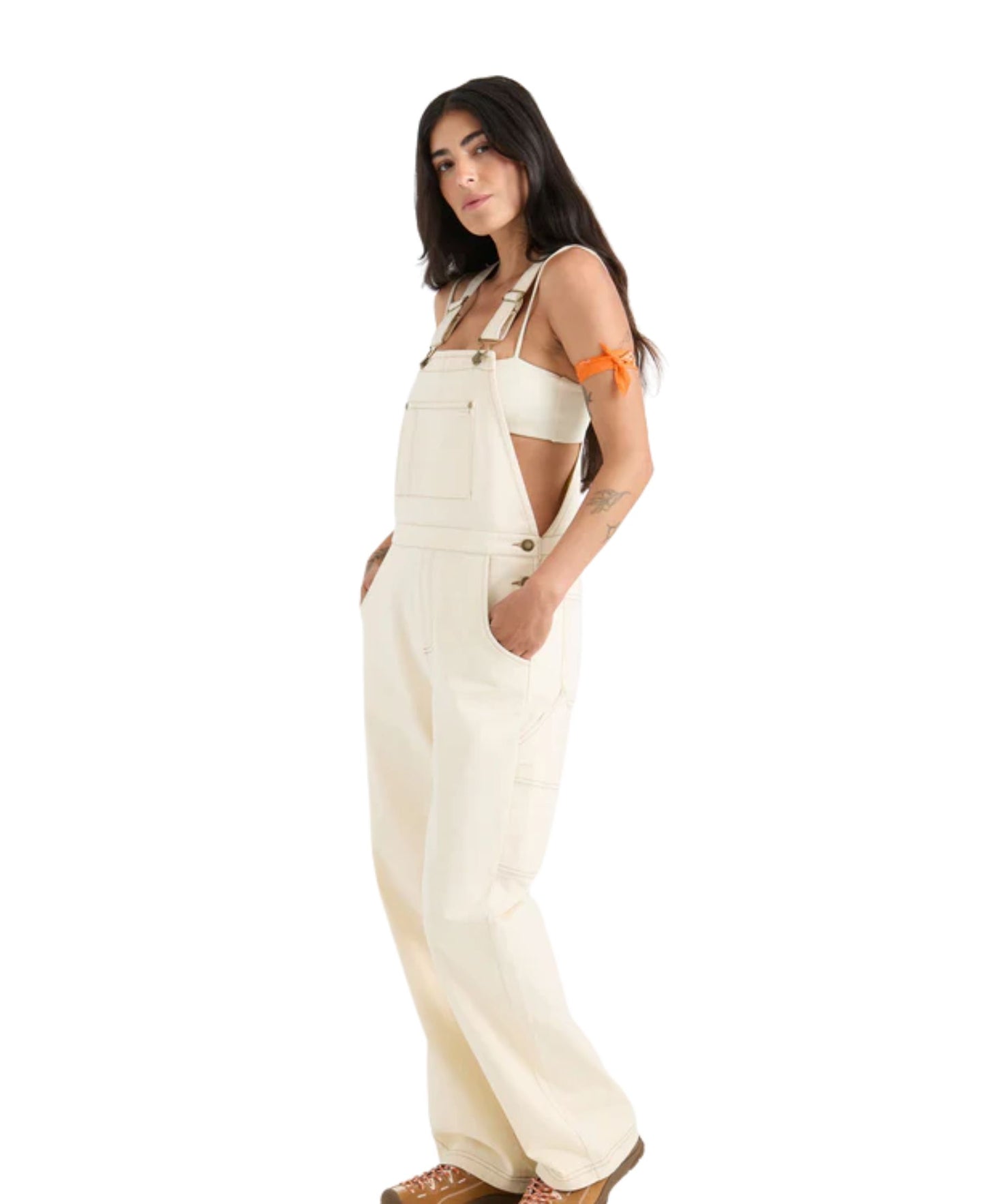 Roark Women's Hwy 1 Overall Jumpsuit - Bone