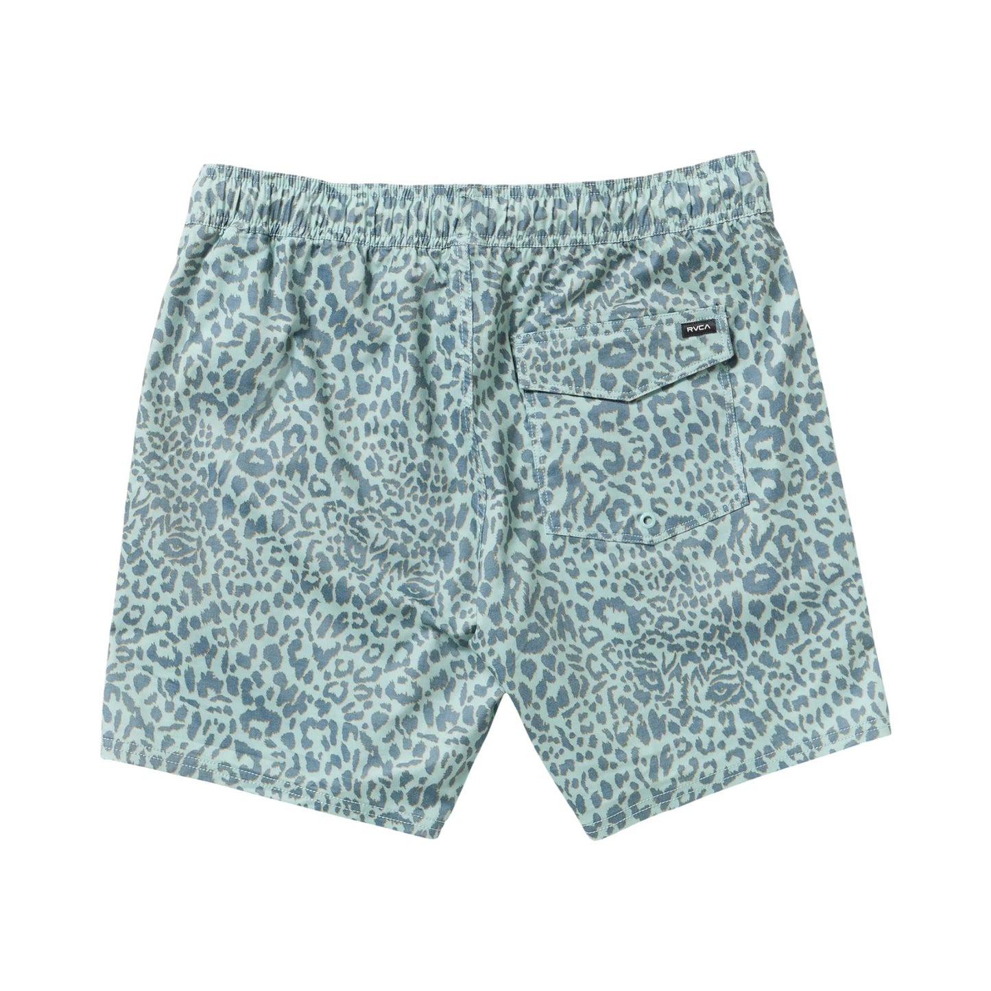 Rvca Men's Barnes Elastic Waist 17" Boardshorts  - Blue Haze