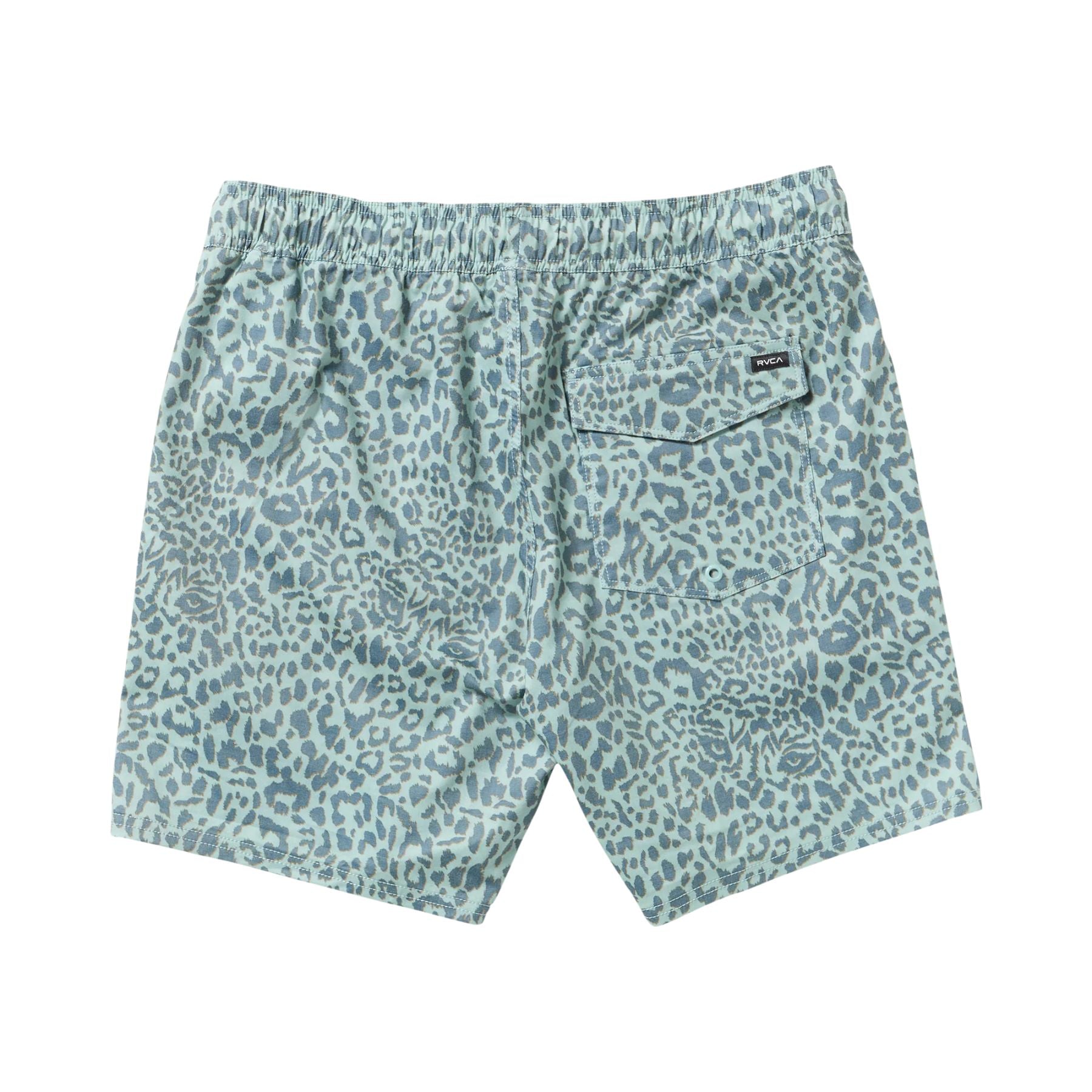 Rvca Men's Barnes Elastic Waist 17" Boardshorts  - Blue Haze