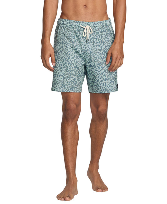 Rvca Men's Barnes Elastic Waist 17" Boardshorts 