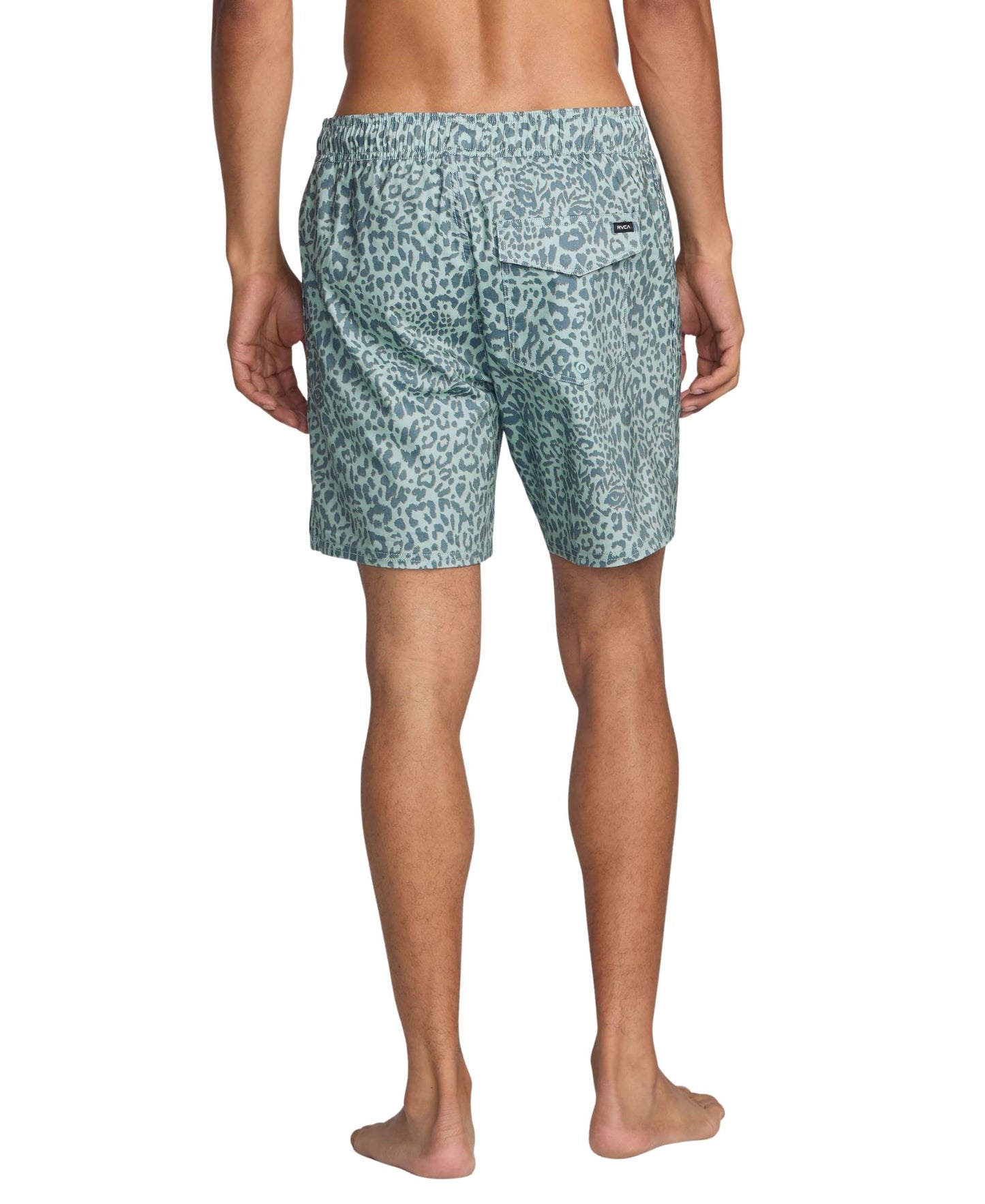 Rvca Men's Barnes Elastic Waist 17" Boardshorts 