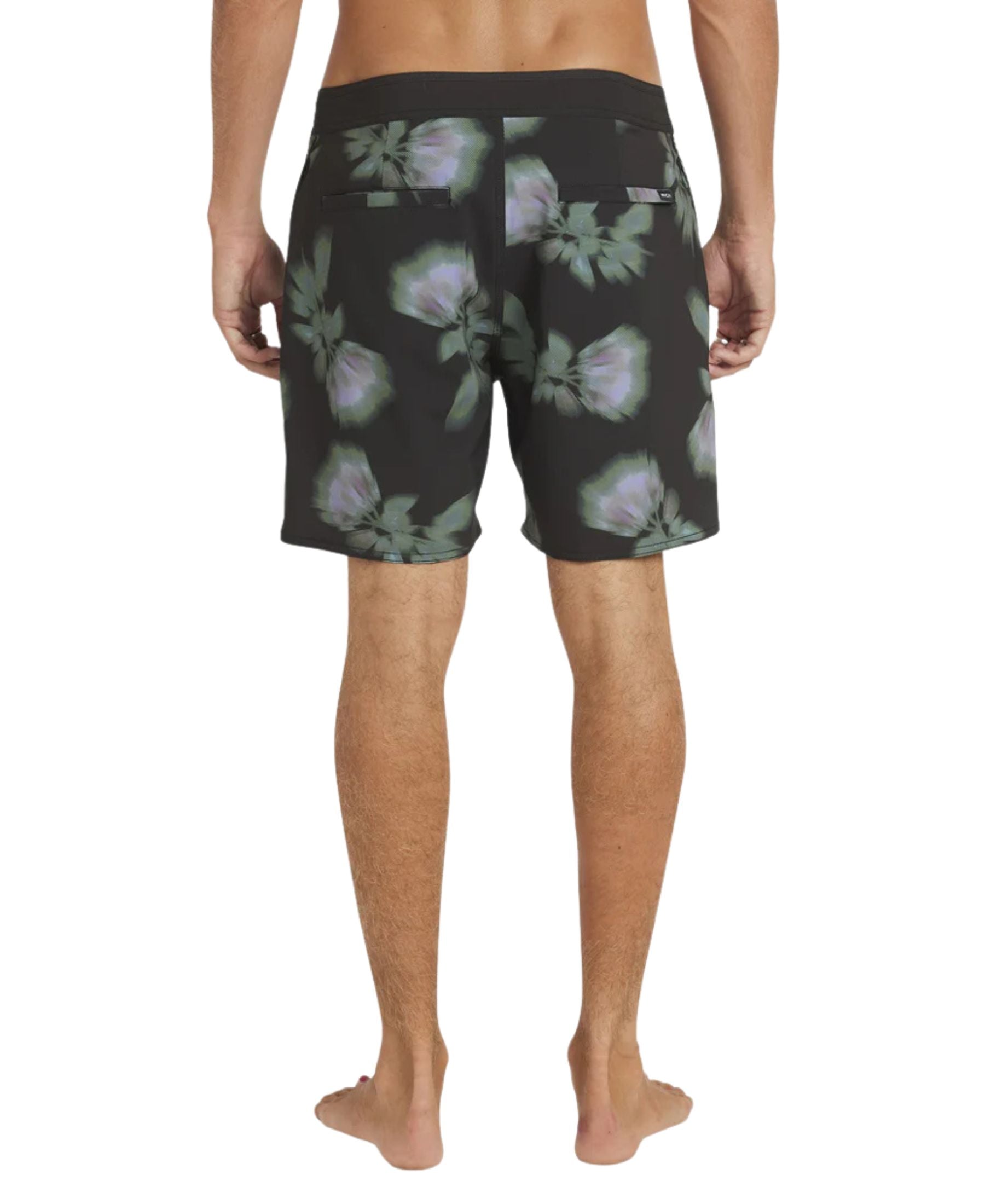 Rvca Men's Down Right Trunk - 17" - Pirate Black