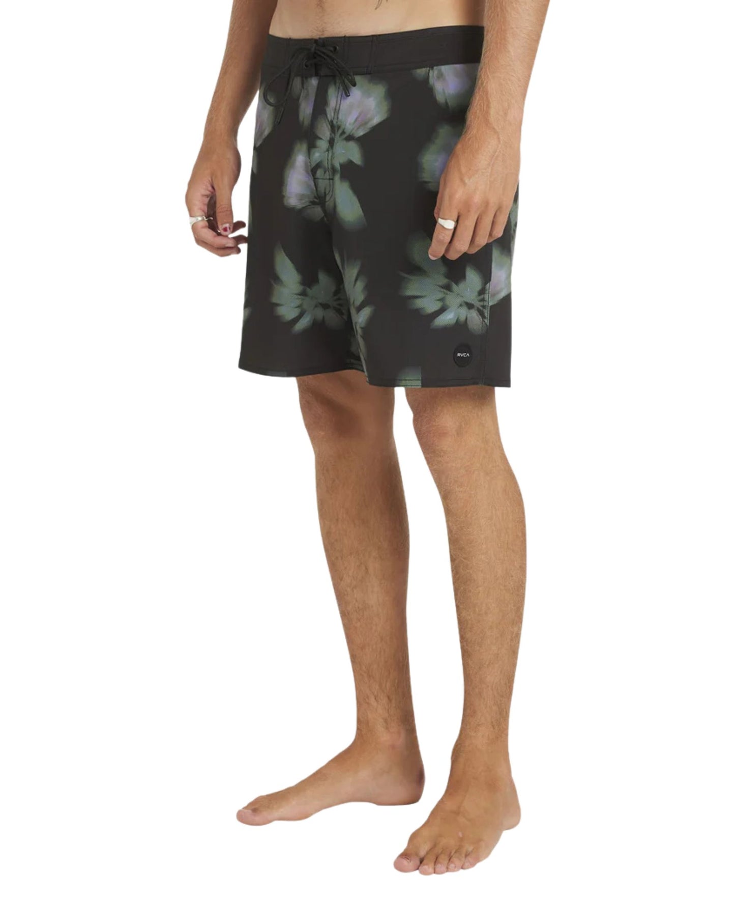 Rvca Men's Down Right Trunk - 17" - Pirate Black