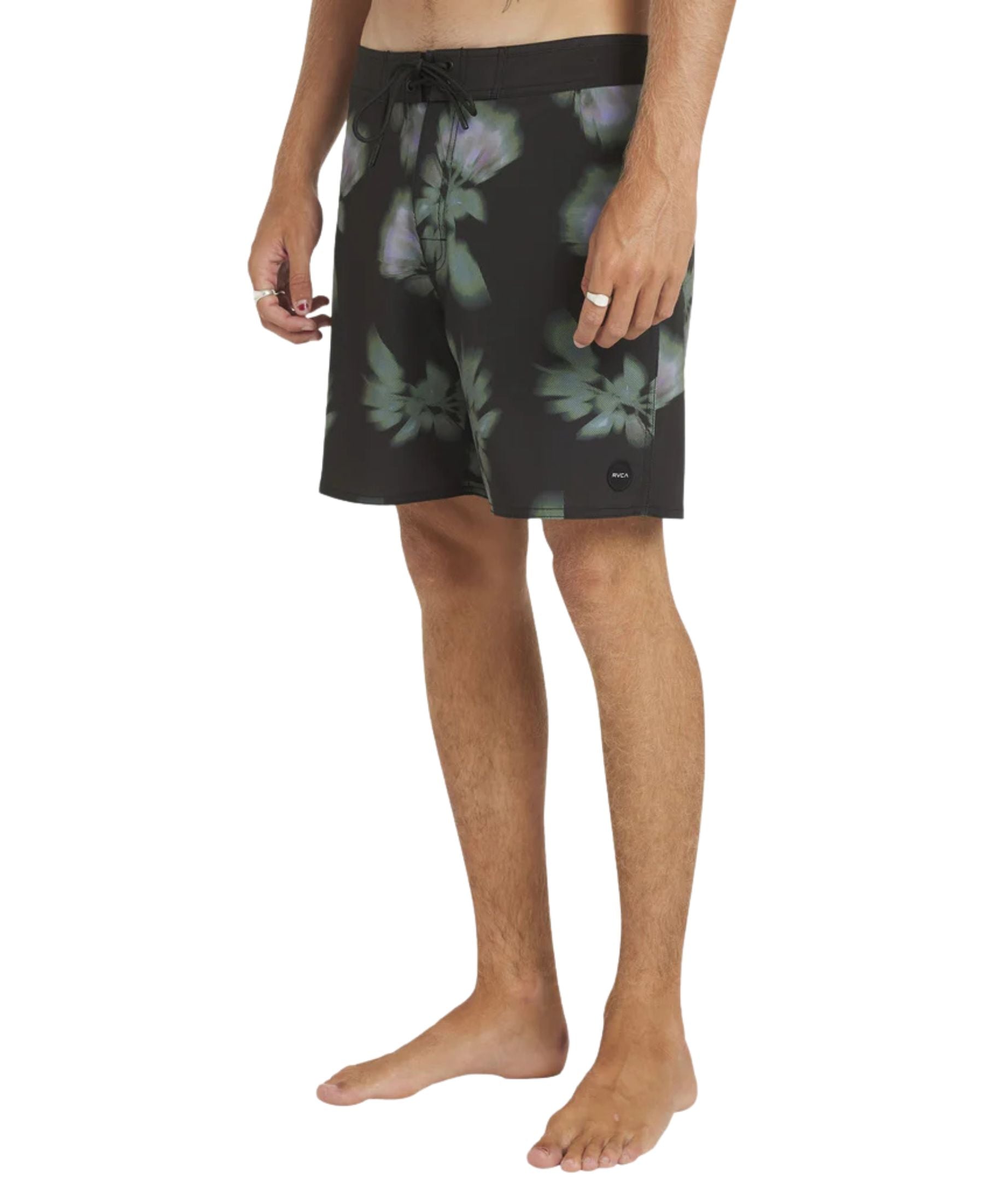 Rvca Men's Down Right Trunk - 17" - Pirate Black