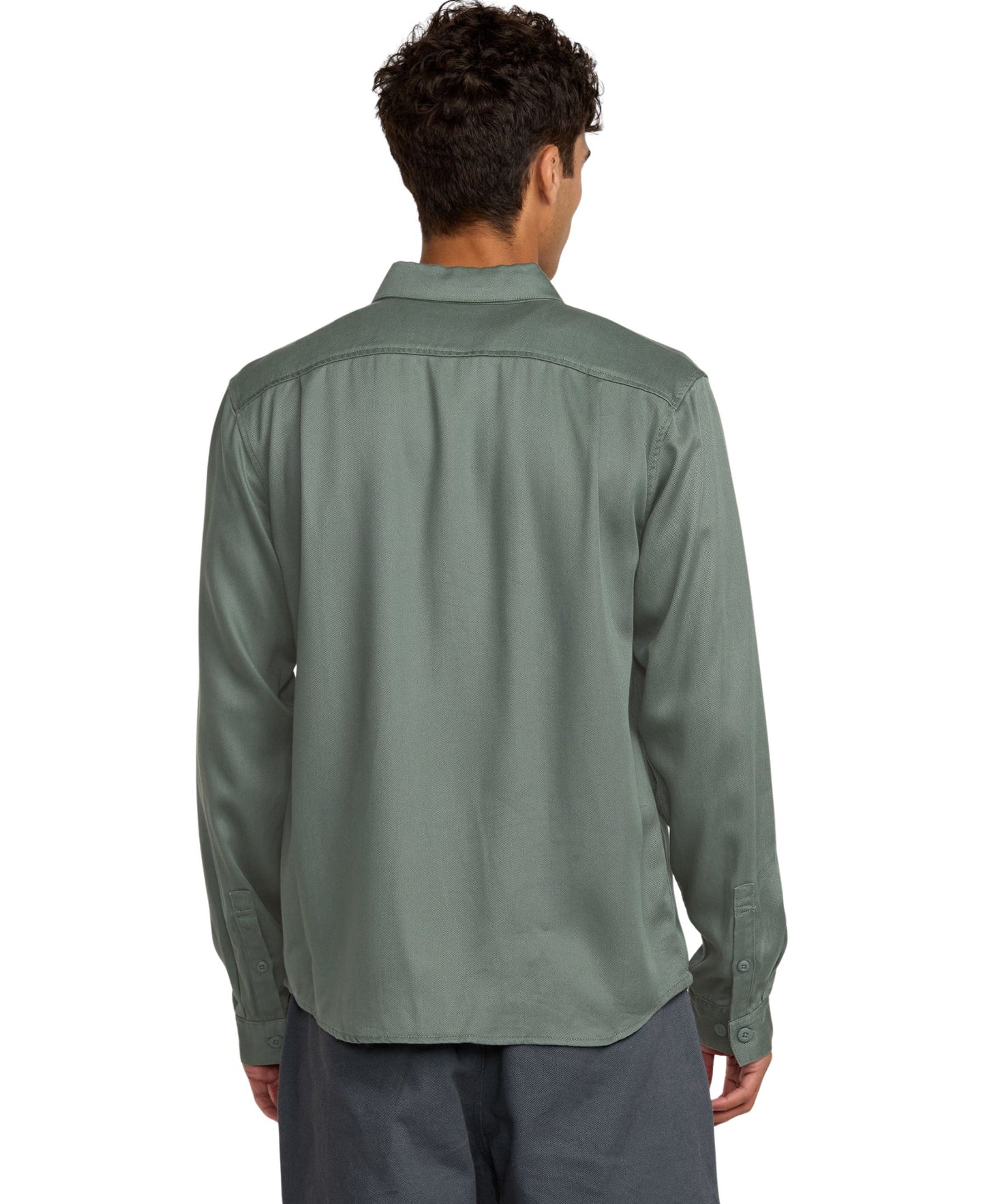 Rvca Men's Vacancy Utility Long Sleeve Shirt