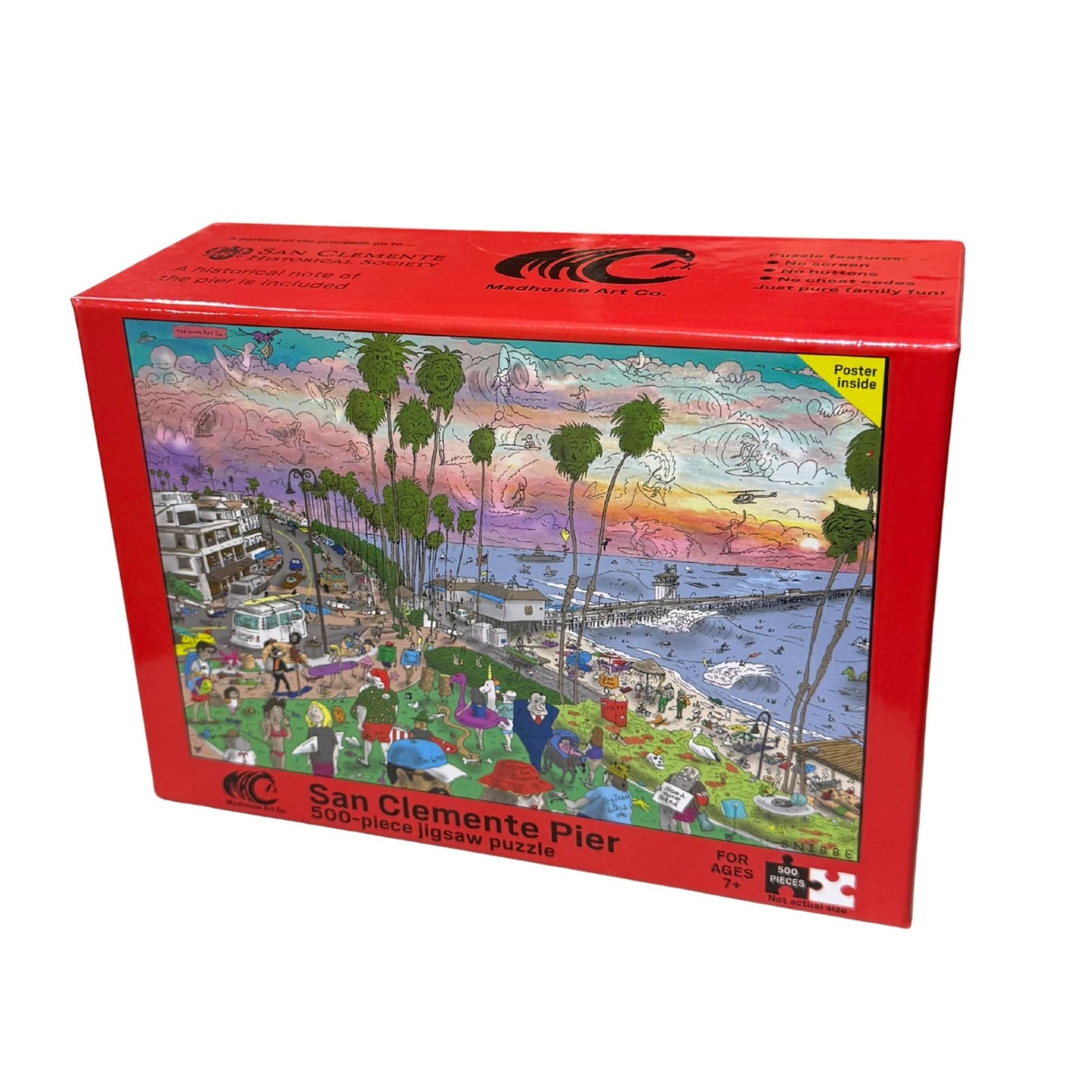 San Clemente Pier - 500 Piece Jigsaw Puzzle
