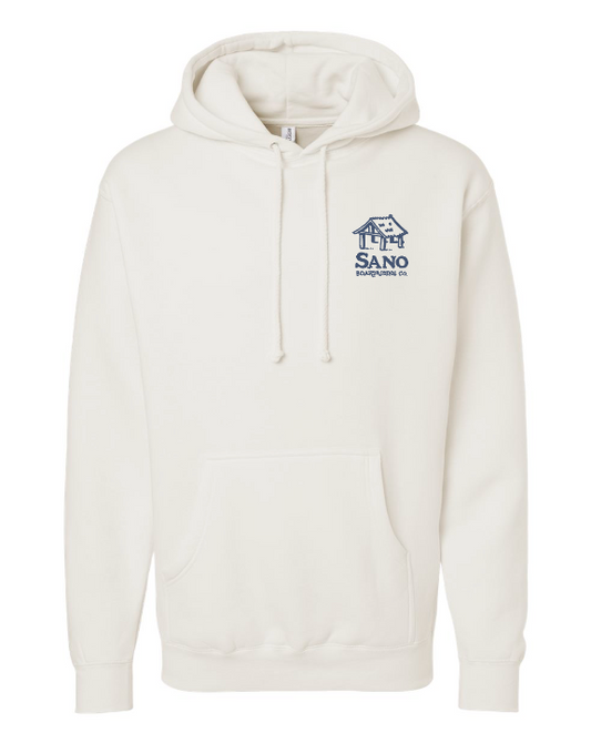 Sano Boardrding Rancho De Sano Hoodie - Bone White