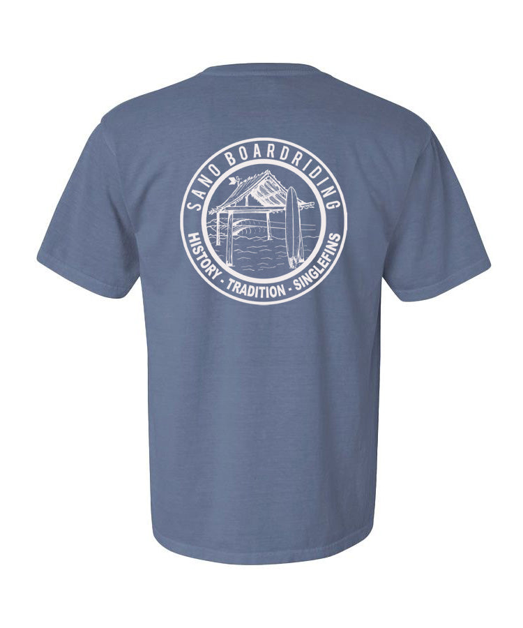 Sano Boardriding Jabba Tee - Blue Harbor