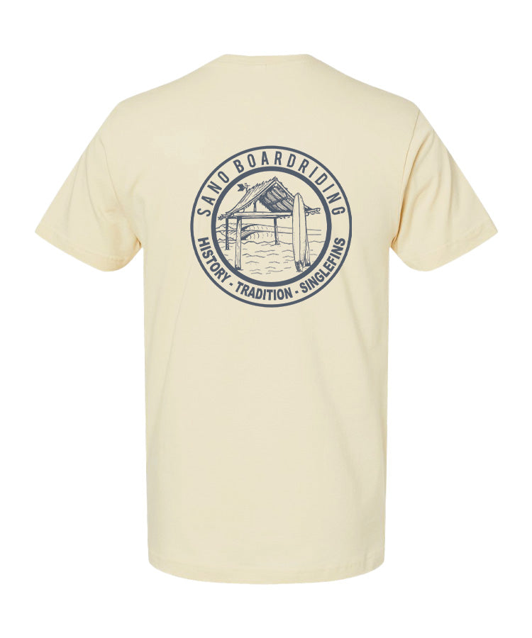 Sano Boardriding Jabba Tee - Lemon Yellow