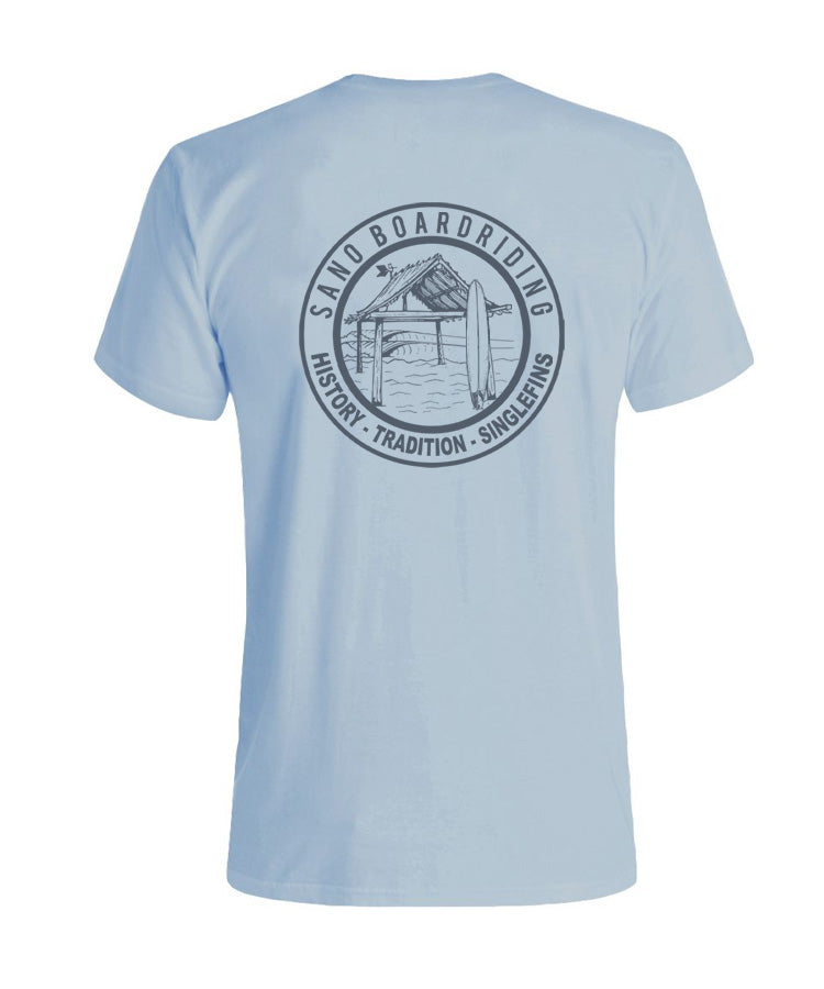 Sano Boardriding Jabba Tee - Sky Blue