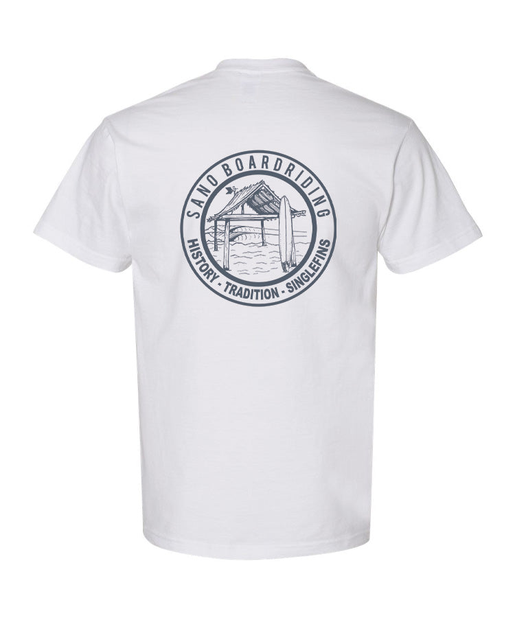 Sano Boardriding Jabba Tee - White