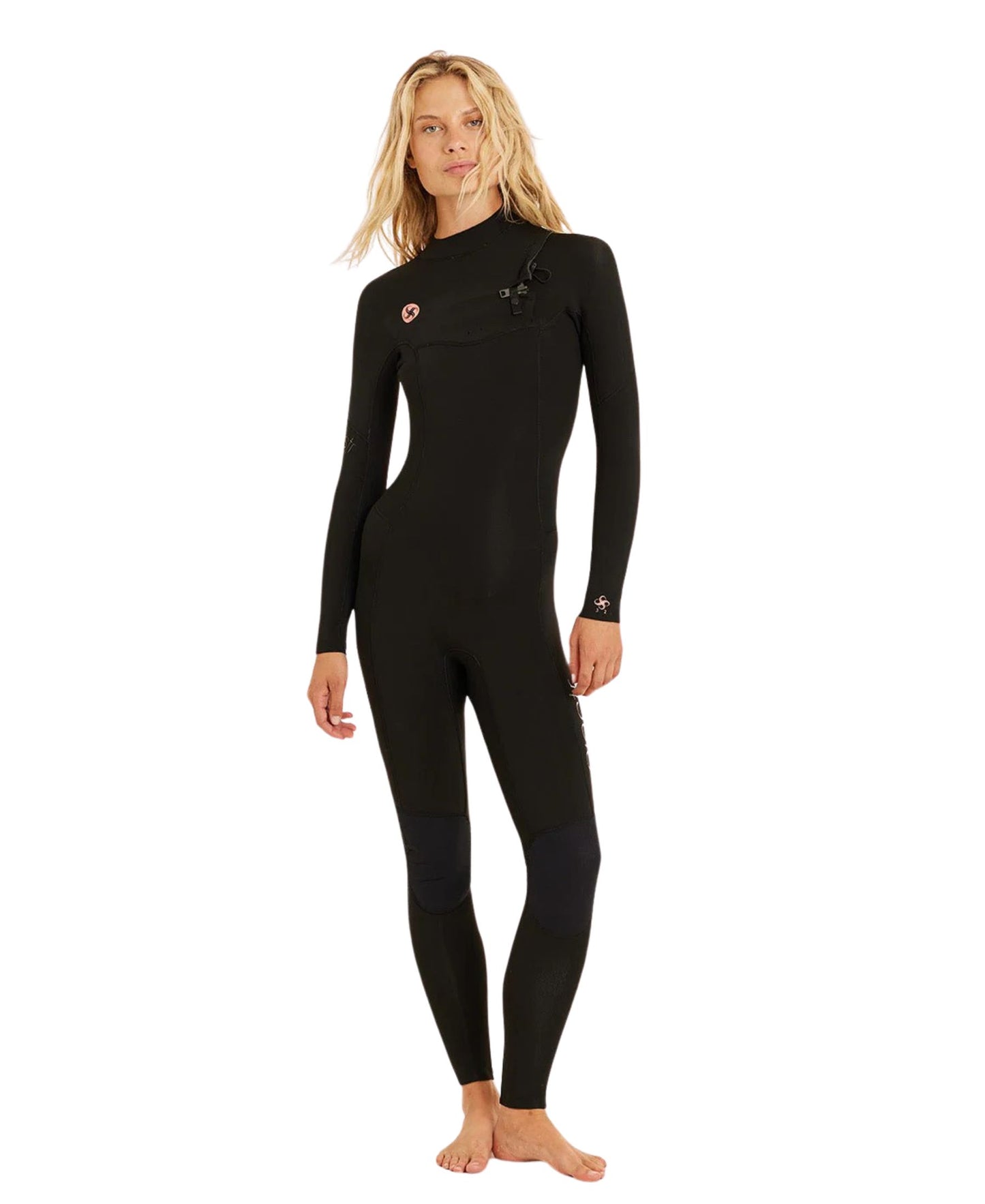 Sisstr 7 Seas Chest Zip 3.2 Fullsuit - Solid Black