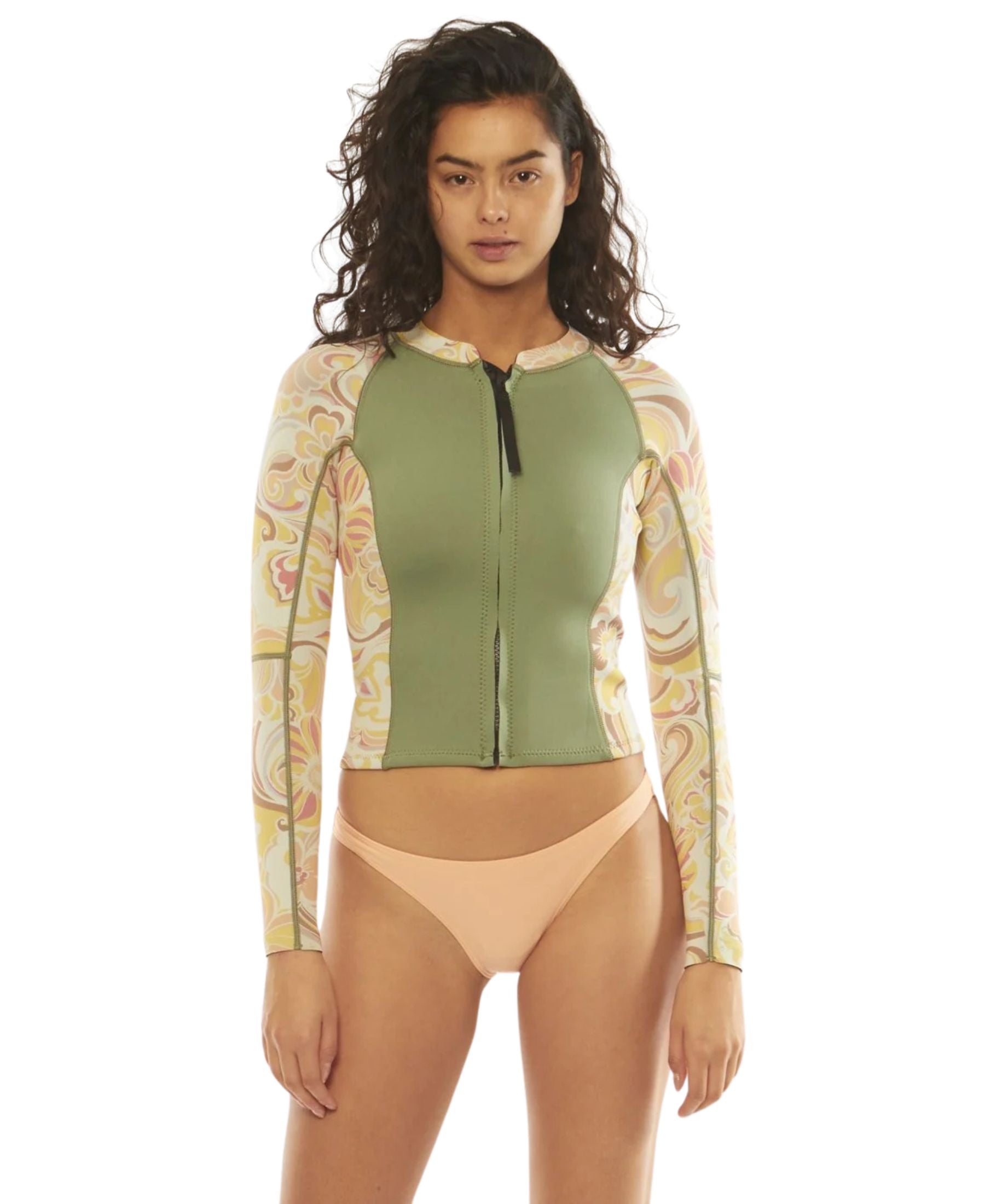 Sisstrevolution Summer Seas Wetsuit Jacket - Clover