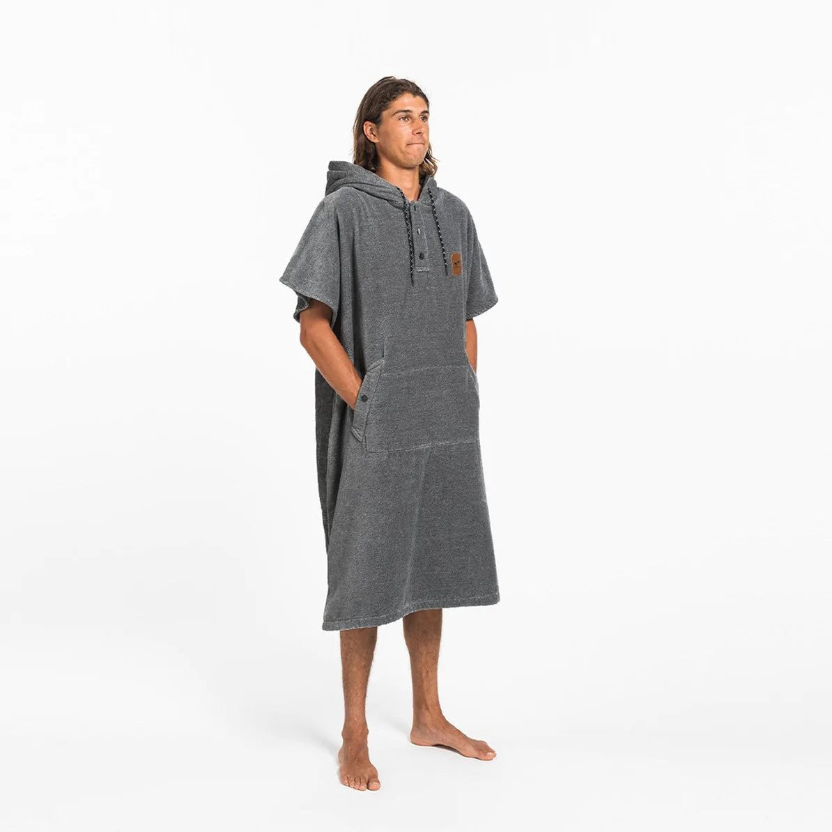 Slowtide The Digs Changing Poncho - Grey
