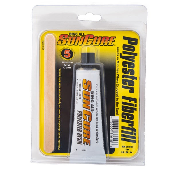 Suncure Mini Fiberfill Polyester 1oz Ding Repair Kit 