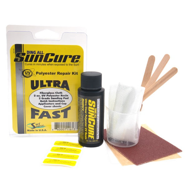 Suncure Polyester Fiberglass 2oz Repair Kit  - Assorted