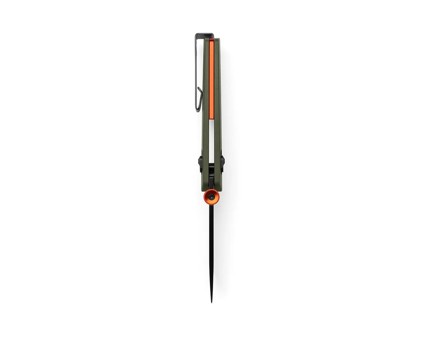 The James Brand Carter Medium OD Green + Orange + Black Knife 