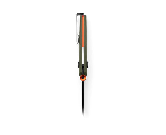 The James Brand Carter Medium OD Green + Orange + Black Knife 