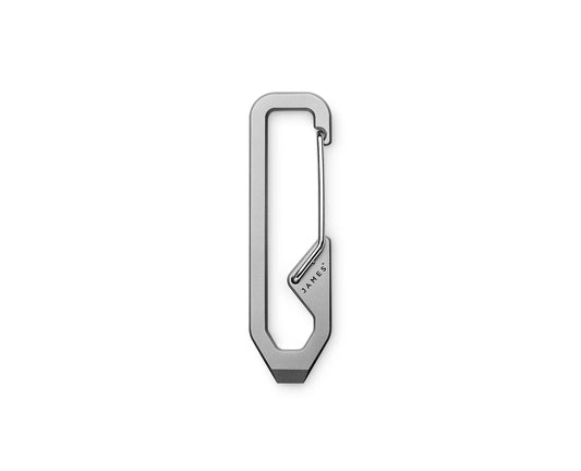 The James Brand Holcombe Titanium + Stainless Carabiner