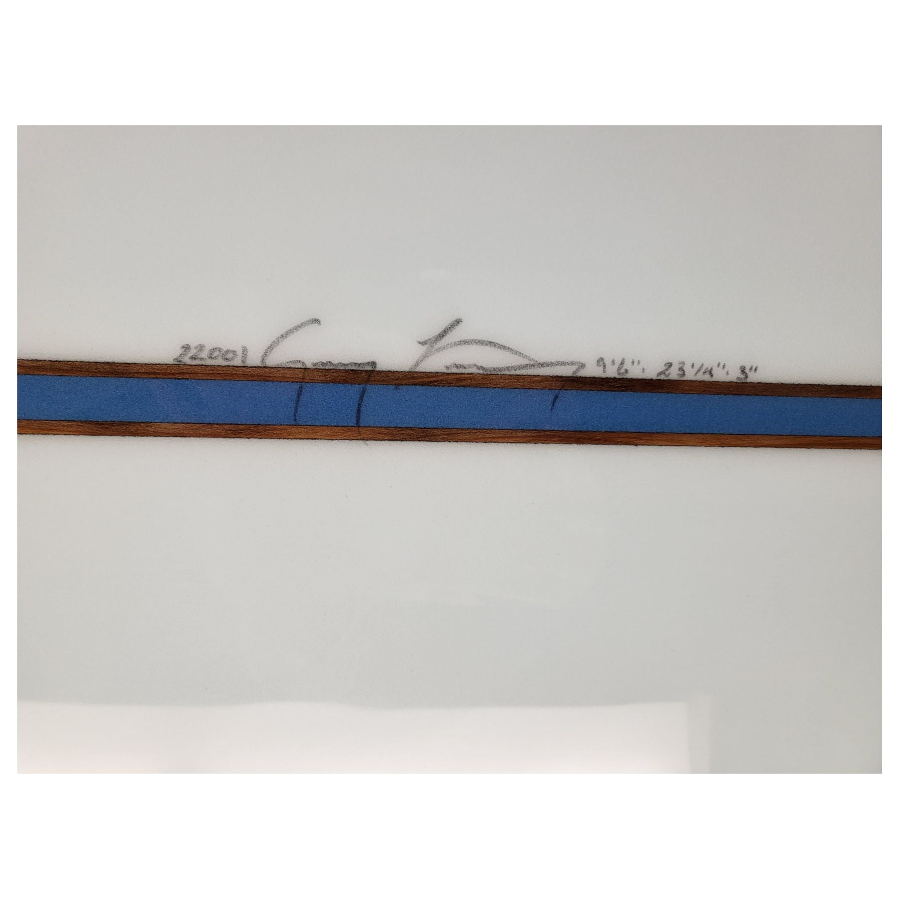 Velzy 422 9'6" Model - Ice Blue Tint