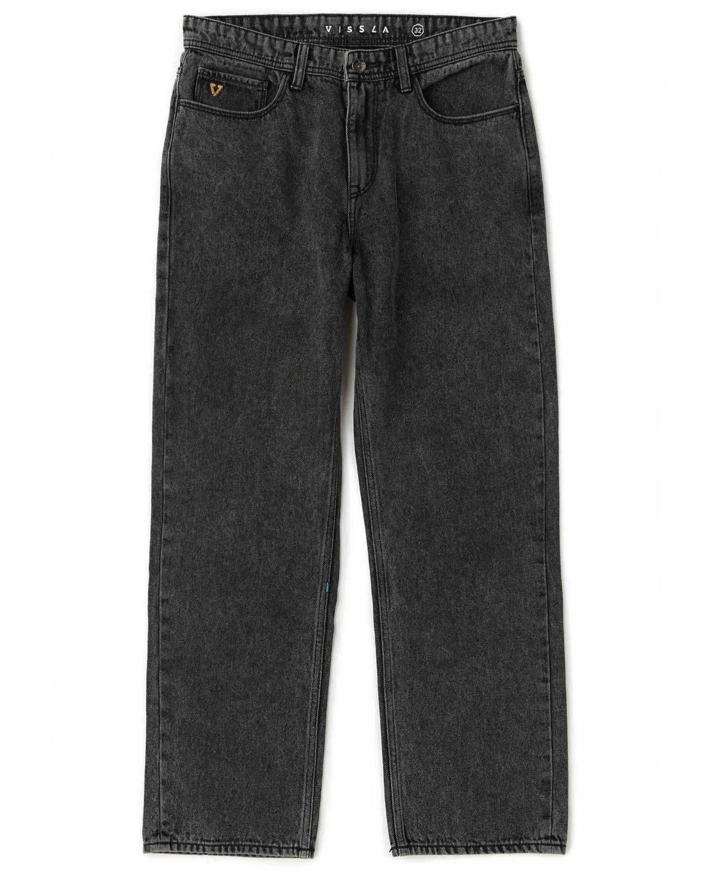 Vissla Let Loose 5 Pocket Jean - Washed Black